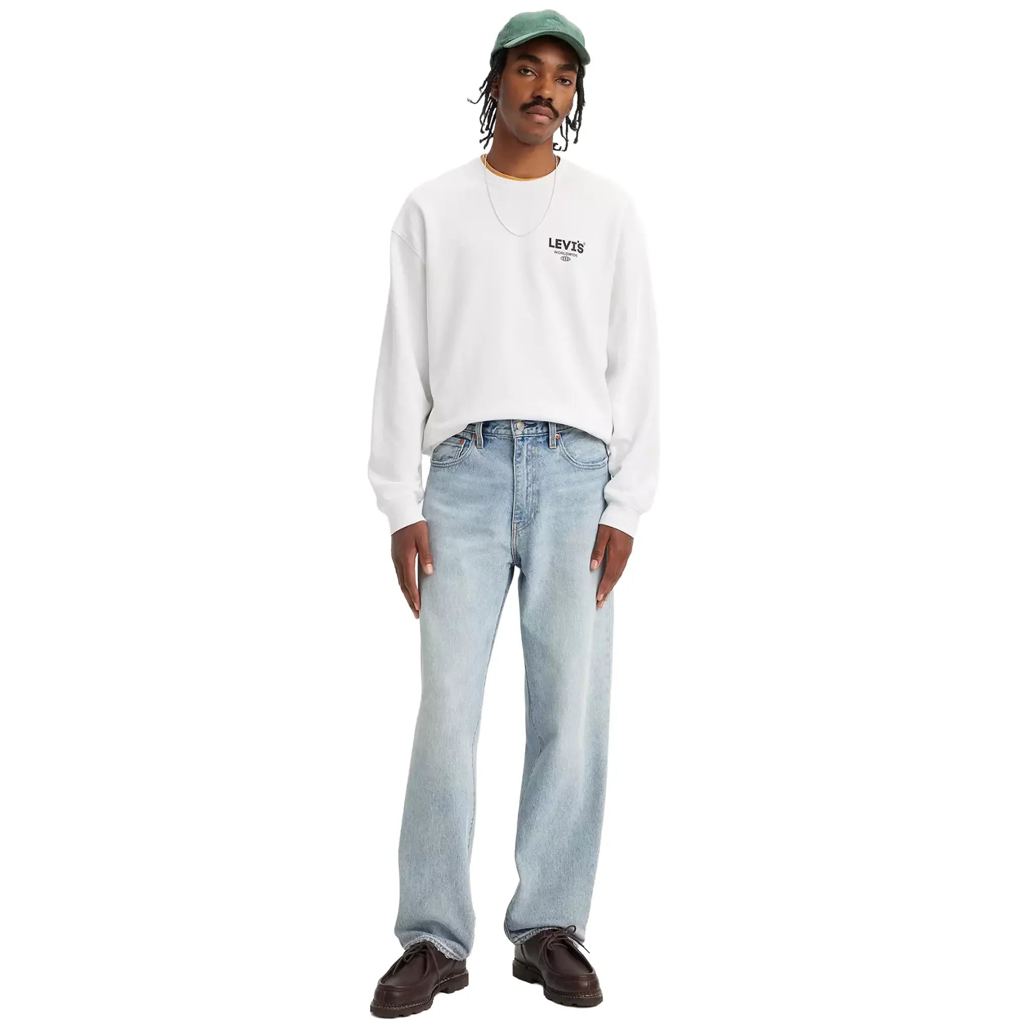 Levi's Men's Loose Fit Straight Leg Blue Jeans - Comfortable Casual Denim Pants for Everyday Wear & Street Style