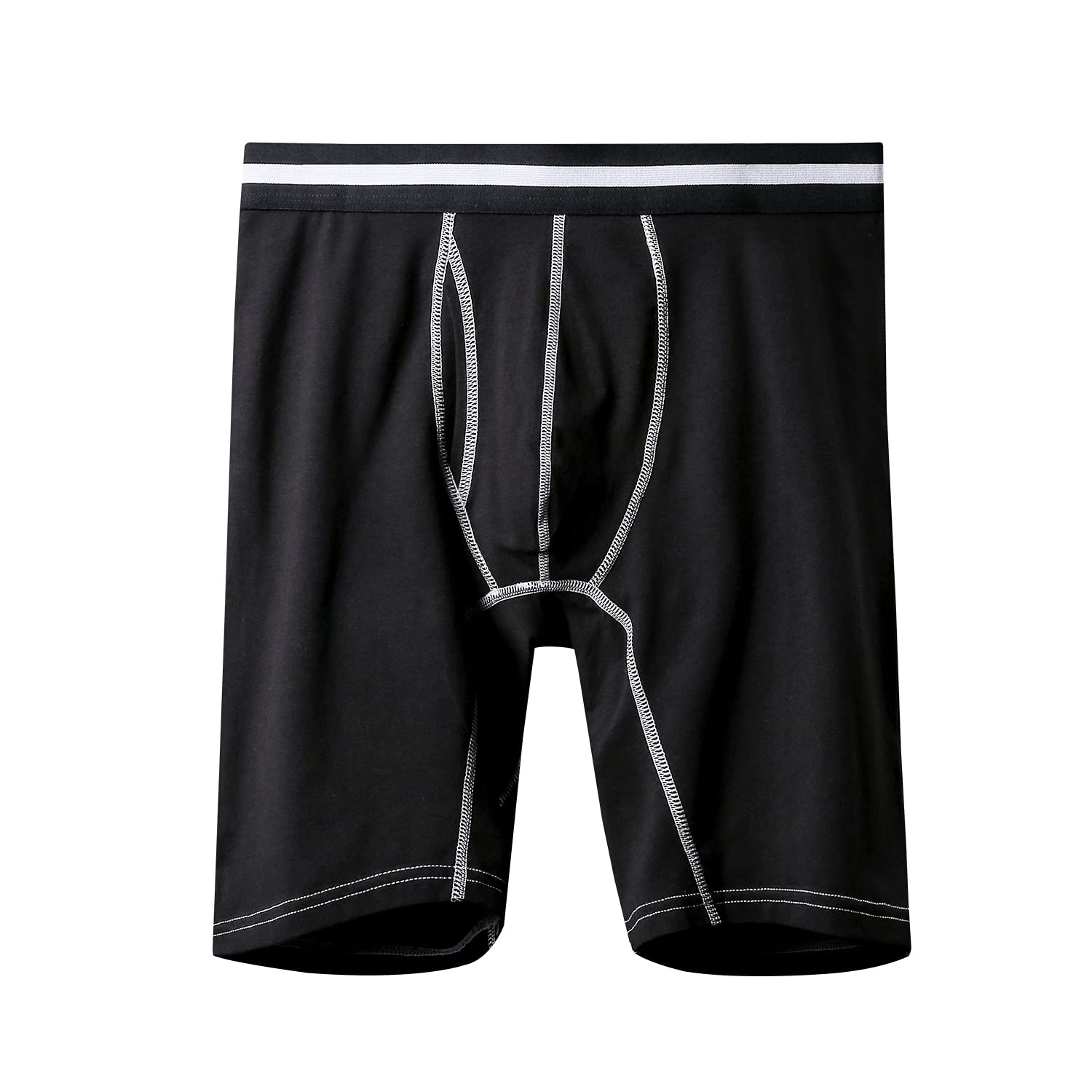 Premium Azuki Men's Underwear - Soft Long Leg Boxer Briefs for Comfort & Support - Perfect for Workout, Travel & Everyday Wear