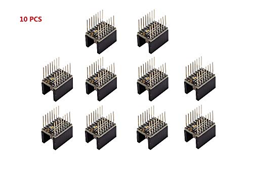 TMC2100 Silent Step Stick - 10pcs Stepper Motor Driver for 3D Printer - Eliminate Jitter & Noise - Perfect for DIY 3D Printing, CNC Machines & Robotics Projects