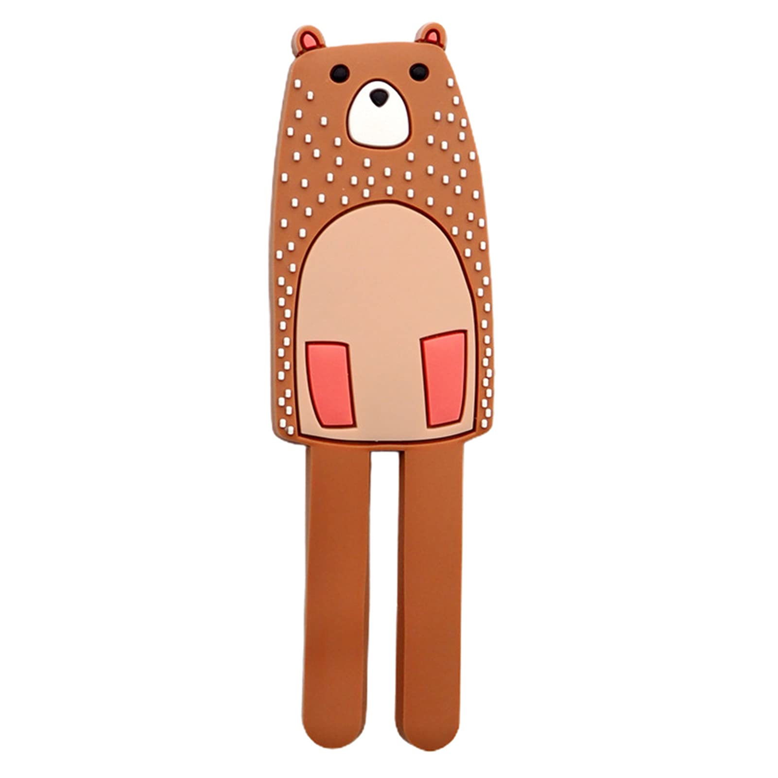 Cute Animal Shape Silicone Refrigerator Magnets - Decorative Fridge Stickers & Hanger Hooks for Kitchen Organization (Set of 6) - Perfect for Home, Office, Dorm Room Decor & Holding Notes, Photos, Recipes
