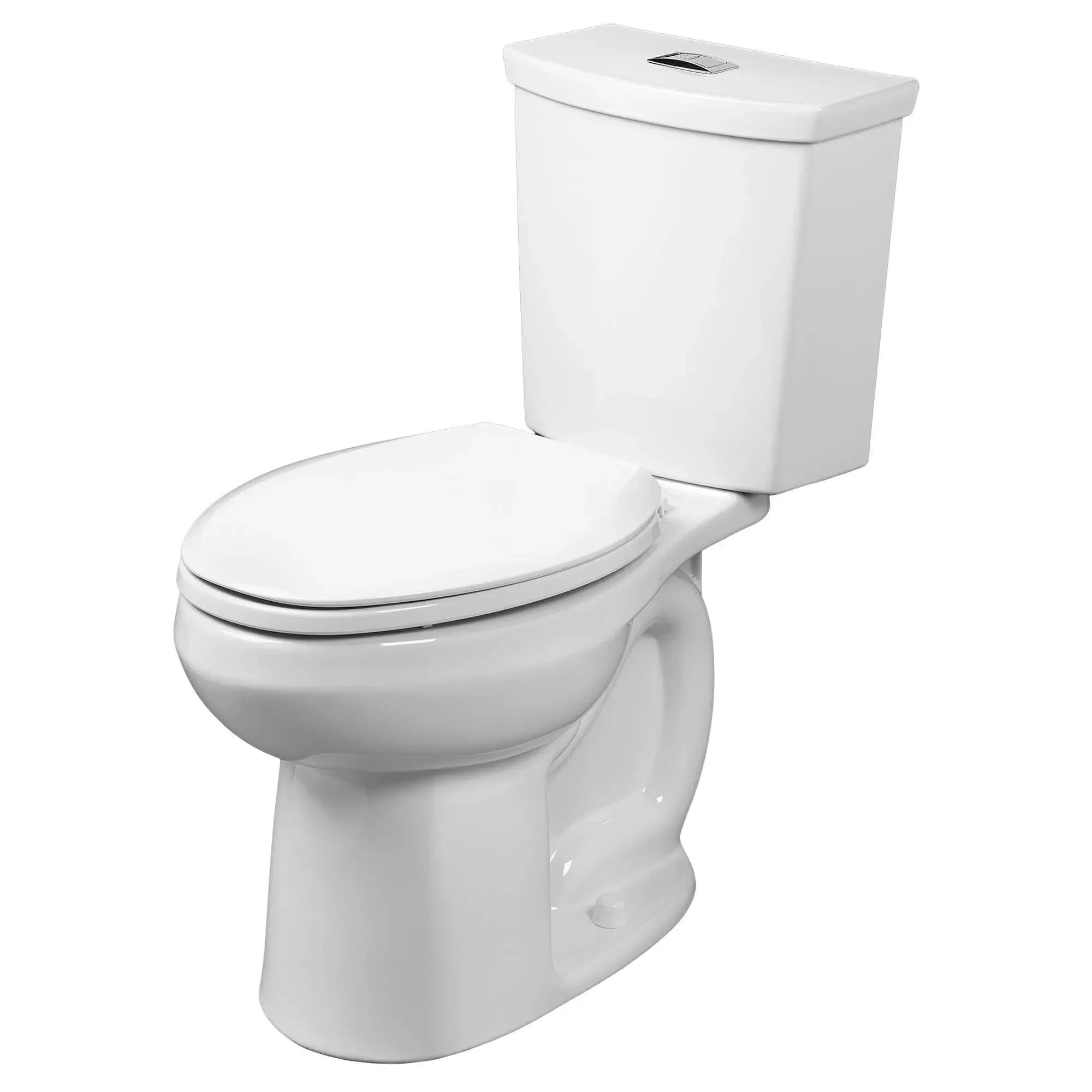 H2Option® Dual Flush Elongated Toilet - 1.28 GPF/4.8 LPF & 0.92 GPF/3.5 LPF Water Efficient Two-Piece Standard Height Bathroom Toilet (Seat Not Included) - Perfect for Modern Homes & Water Conservation