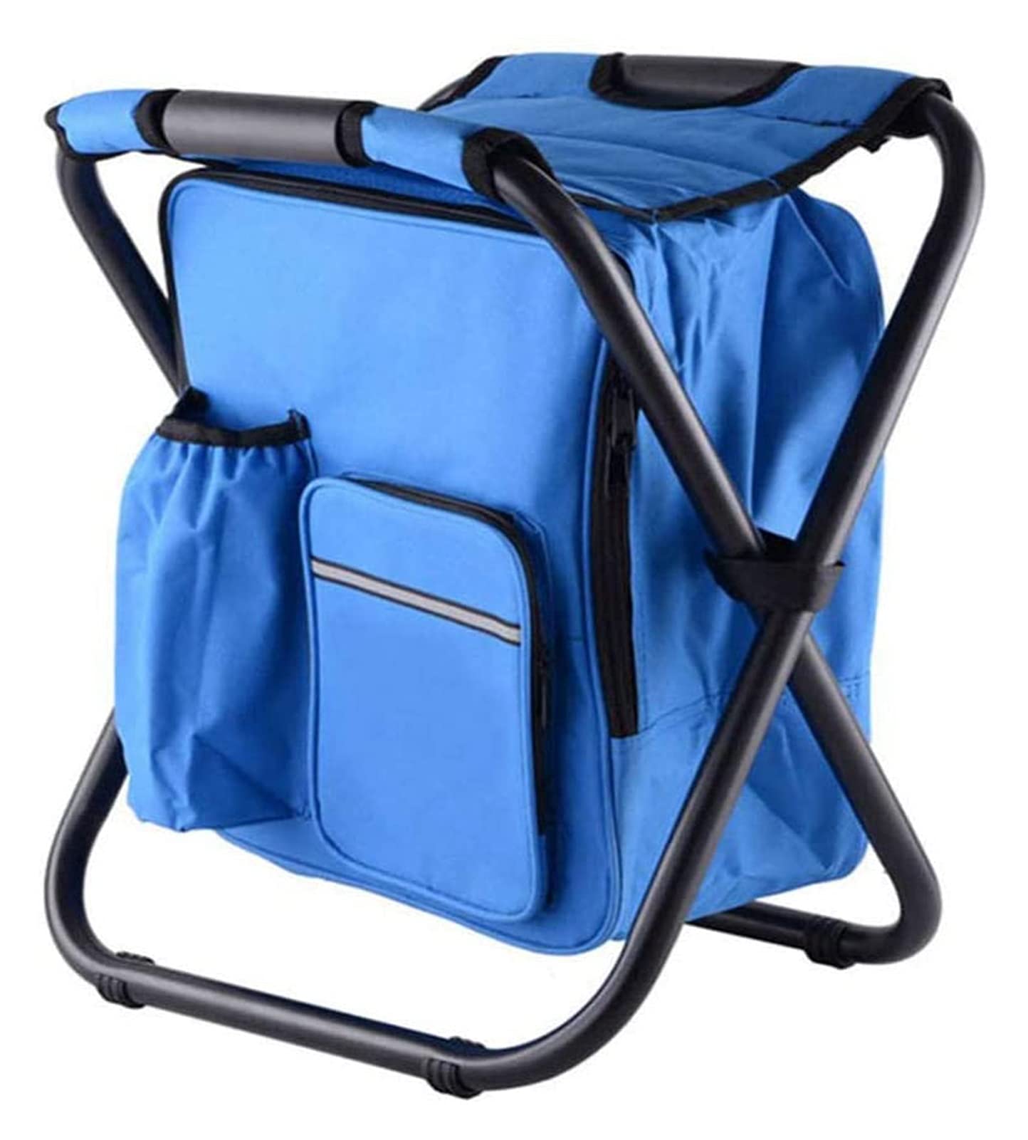 LSZ Multifunctional Foldable Camping Chair - Portable Outdoor Stool for Camping, Fishing, Hiking & Picnics with Carry Bag (Color Options) - Perfect for Backyard, Beach, Tailgating & Outdoor Adventures
