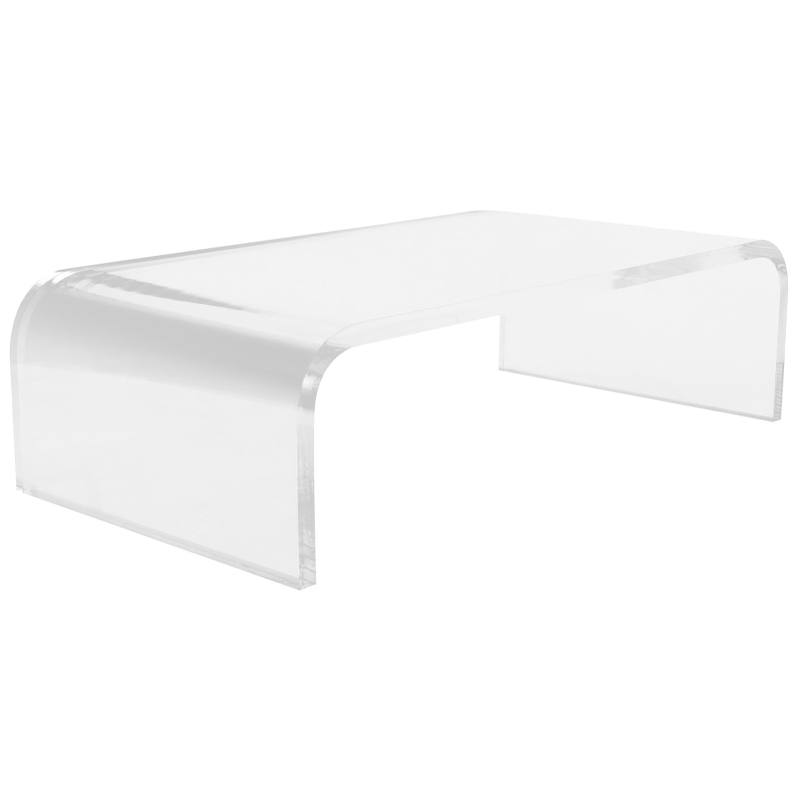 Operitacx Clear Acrylic Monitor Stand for Laptop & Printer - Adjustable Computer Riser with Display Shelf | Perfect for Home Office, Gaming Setup & Workspace Organization