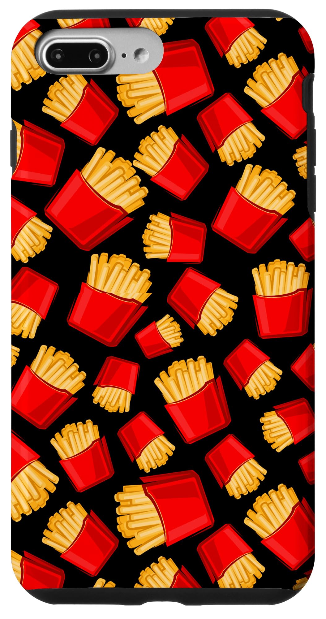 iPhone 7 Plus/8 Plus Fast Food Lover Case - Cute French Fry Design Protective Phone Cover for Apple iPhone 7 Plus/8 Plus - Perfect for Fast Food Enthusiasts & Fun Gift Ideas