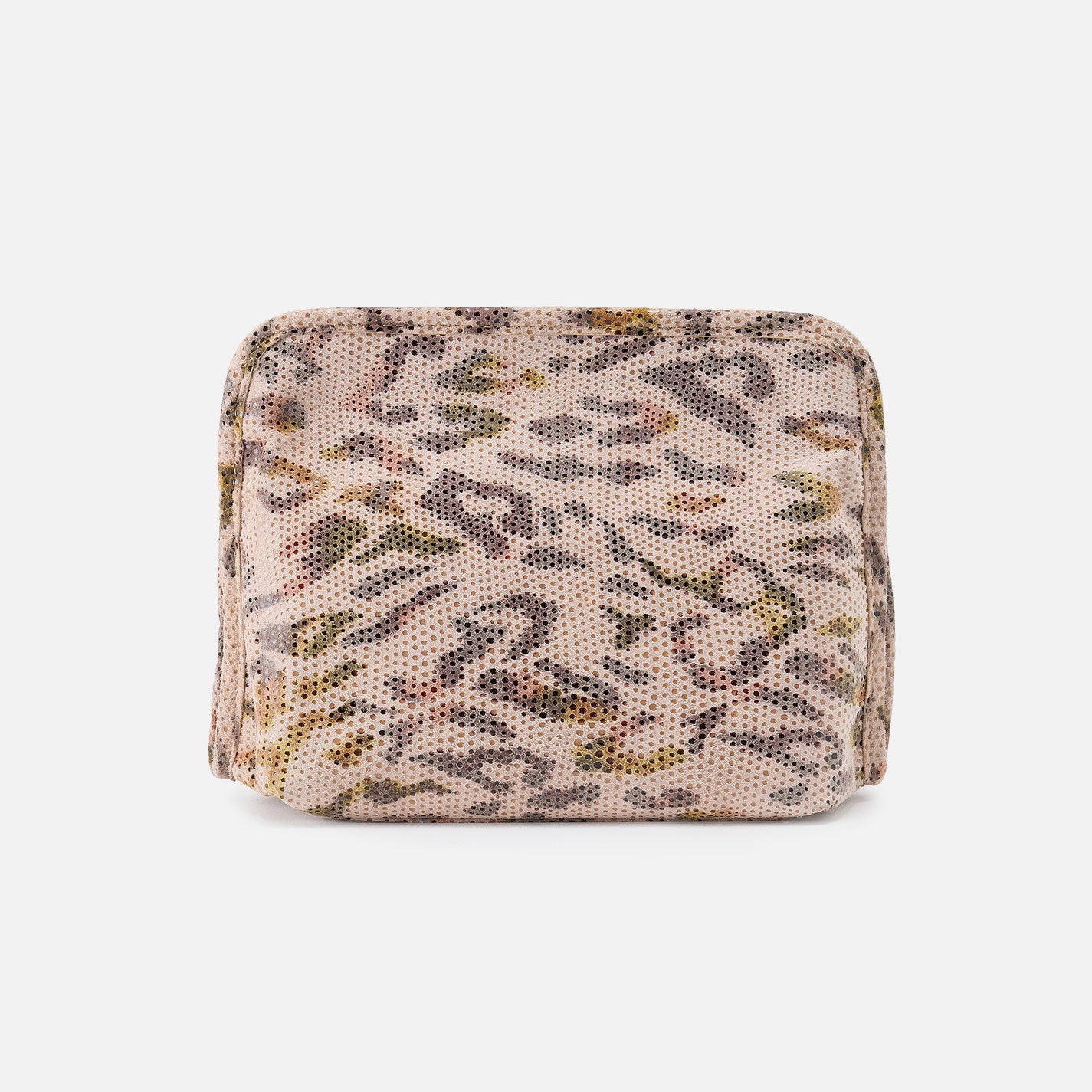 Stylish Printed Leather Cosmetic Pouch for Women | Summer Safari Design | Perfect for Travel, Makeup Storage & Everyday Essentials