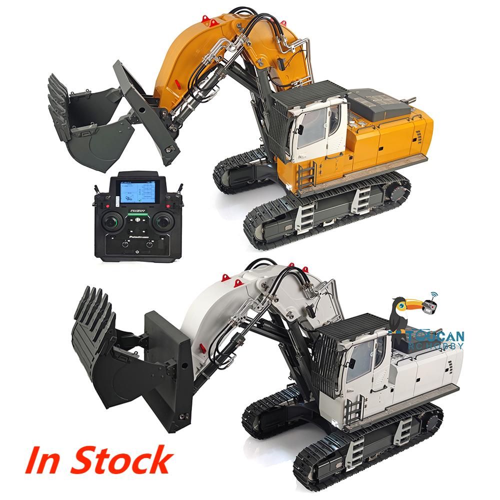 1/14 Scale K970 Kabolite Metal RC Hydraulic Excavator - Ready to Run (RTR) with Lights & Sounds, PL18EV Lite Radio, Flight Case Included - Perfect for Construction Simulation, RC Hobbyists & Collectors