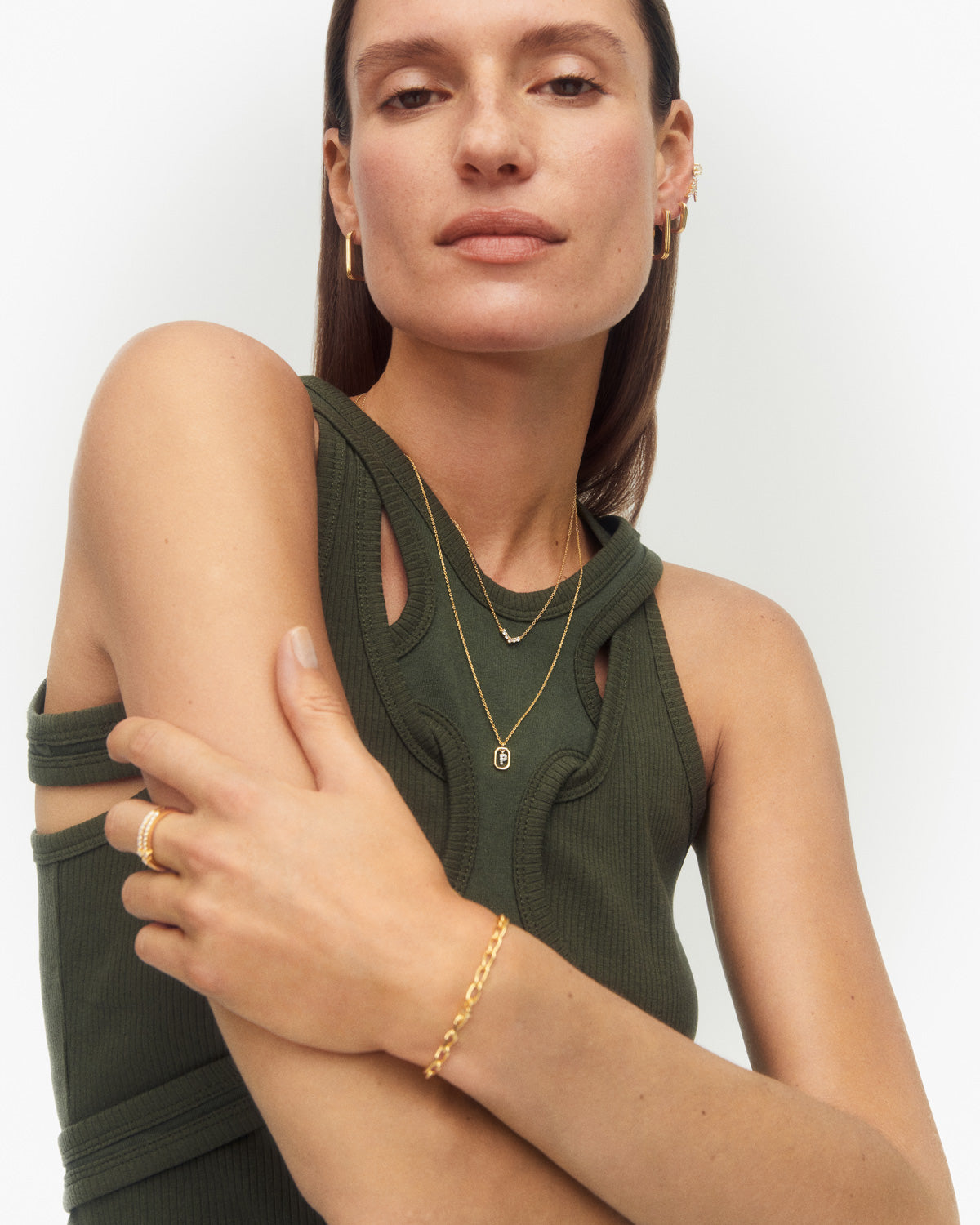 GRID Mini Letter P Necklace - Dainty Initial Pendant for Women - Perfect for Gifts, Everyday Wear & Layering Jewelry