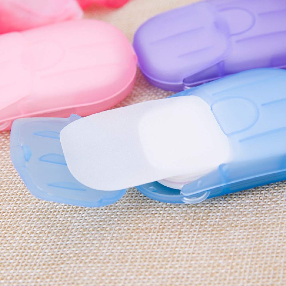 **A.J DESIGNER Scented Disposable Paper Soap Sheets – Portable Travel Hand Wash for Camping, Hiking & Outdoor Activities – Mini Soap Strips (Set of 3, Multicolor) – Free Shipping**