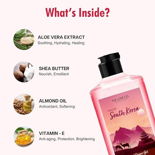 Korean Body Wash for Hydration & Refreshment - 8.45 fl oz | Moisturizing Shower Gel for Dry Skin, Daily Use & Spa-Like Experience