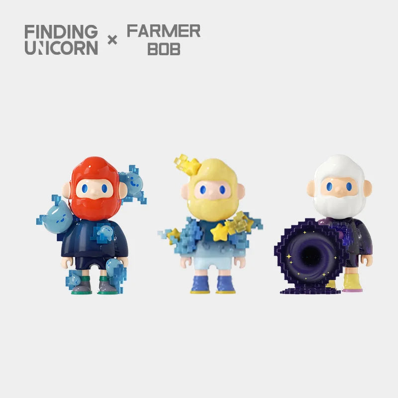 FARMER BOB Next Generation Pixel Universe Series Blind Box Collectible Toy Figures - Perfect for Anime Fans, Gift Giving & Home Decoration