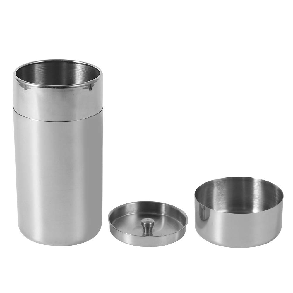 Airtight Stainless Steel Storage Jar - Kitchen Organization Container for Coffee, Tea, Beans, Candy & Spices | Perfect for Pantry, Office, Camping & Home Use