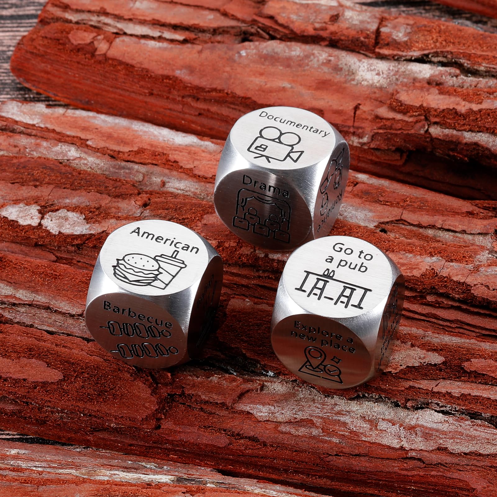 Fun Adult Stocking Stuffers & Couples Gifts - Naughty Dice Game for Date Night, Anniversary, Birthday, Valentine's Wedding (Him/Her, Boyfriend/Girlfriend, Husband/Wife) - Perfect for Romantic Evenings & Spicing Up Relationships