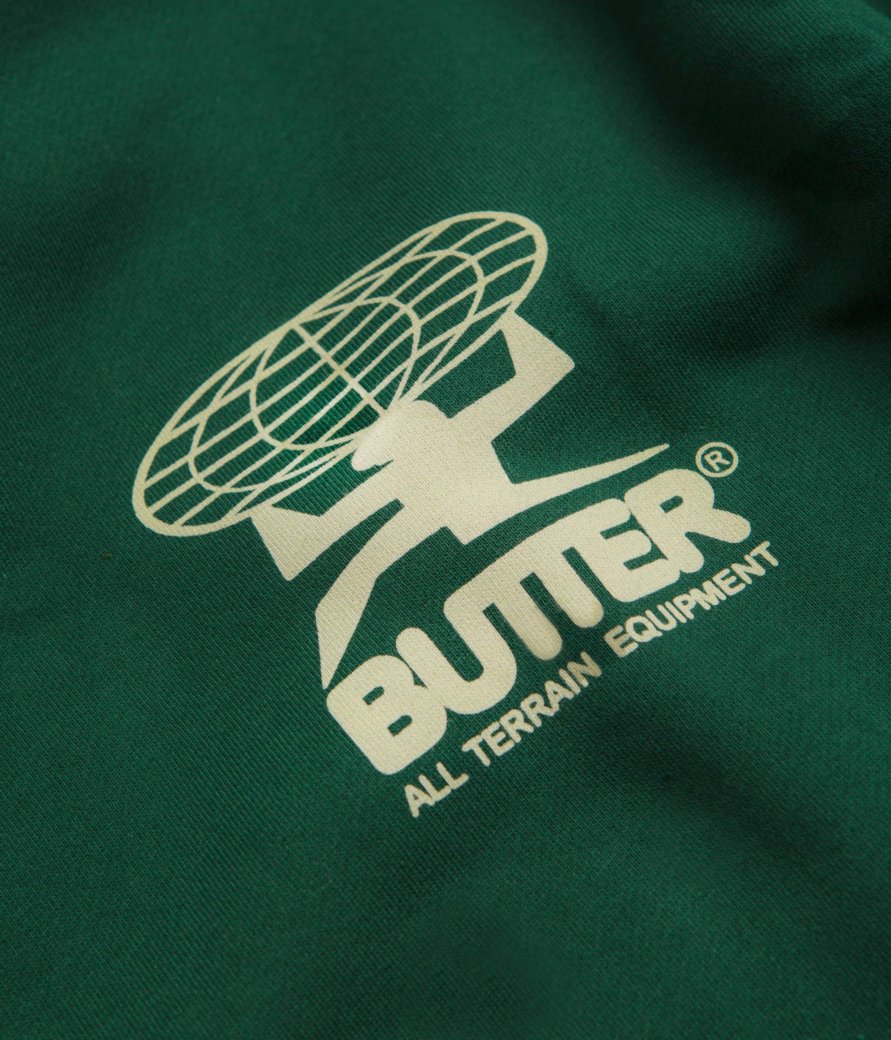 Butter Goods All Terrain Hoodie for Men & Women - Waterproof Outdoor Jacket with Hood - Forest Green - Perfect for Hiking, Camping & Streetwear Fashion