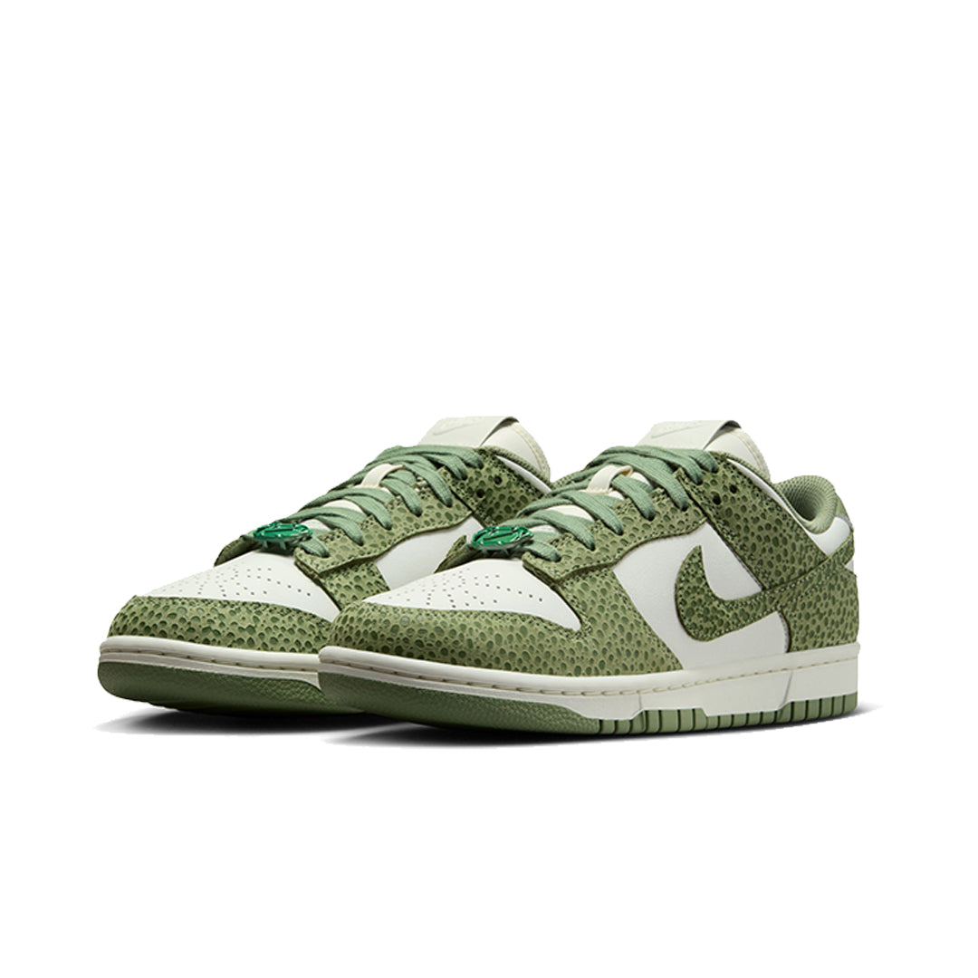 Women's Dunk Low Premium Sneakers in Safari Oil Green - Stylish & Comfortable for Casual Wear, Running & Gym Workouts