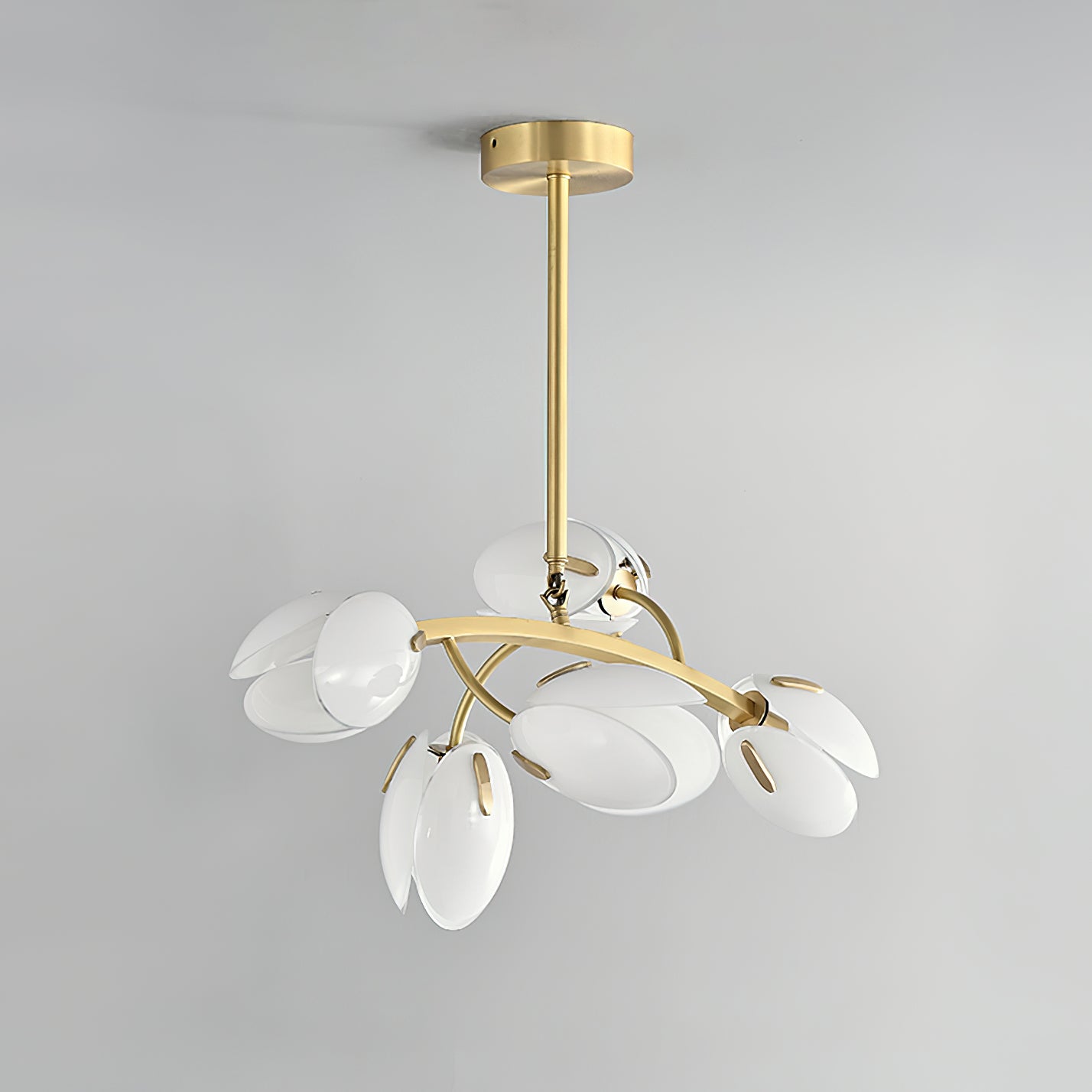 Belluno Crystal Chandelier - Elegant Modern Ceiling Light Fixture for Dining Room, Living Room & Bedroom - Perfect for Home Decor & Wedding Venues