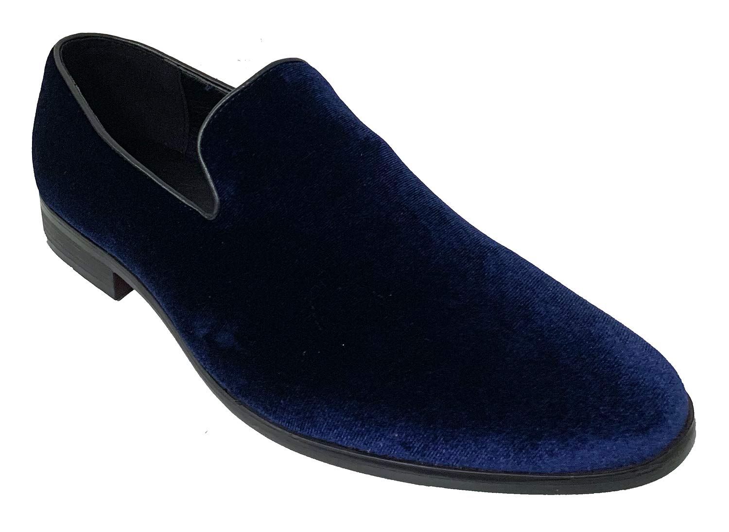 Men's Velvet Formal Loafers - Slip On Dress Shoes for Wedding, Tuxedo & Party | Elegant Stage Performance & Evening Wear