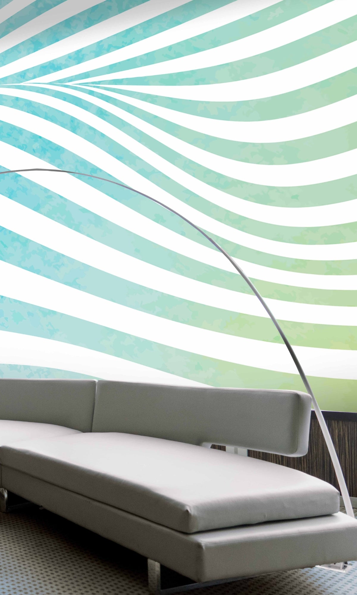 Blue Abstract Water Texture Mural Wallpaper M1392 Sample - Peel & Stick Removable Wall Decor for Living Room, Bedroom, Office