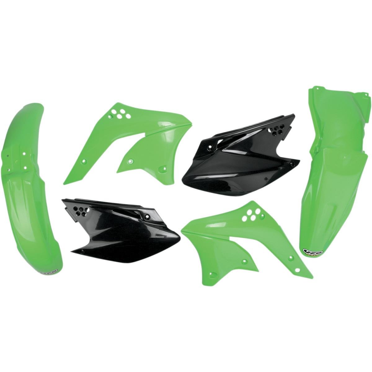 UFO KAKIT210-999 Complete Body Kit for Kawasaki KXF250 (Plastic Fairings, Graphics & Decals) - Perfect for Motocross Racing & Off-Road Bike Customization