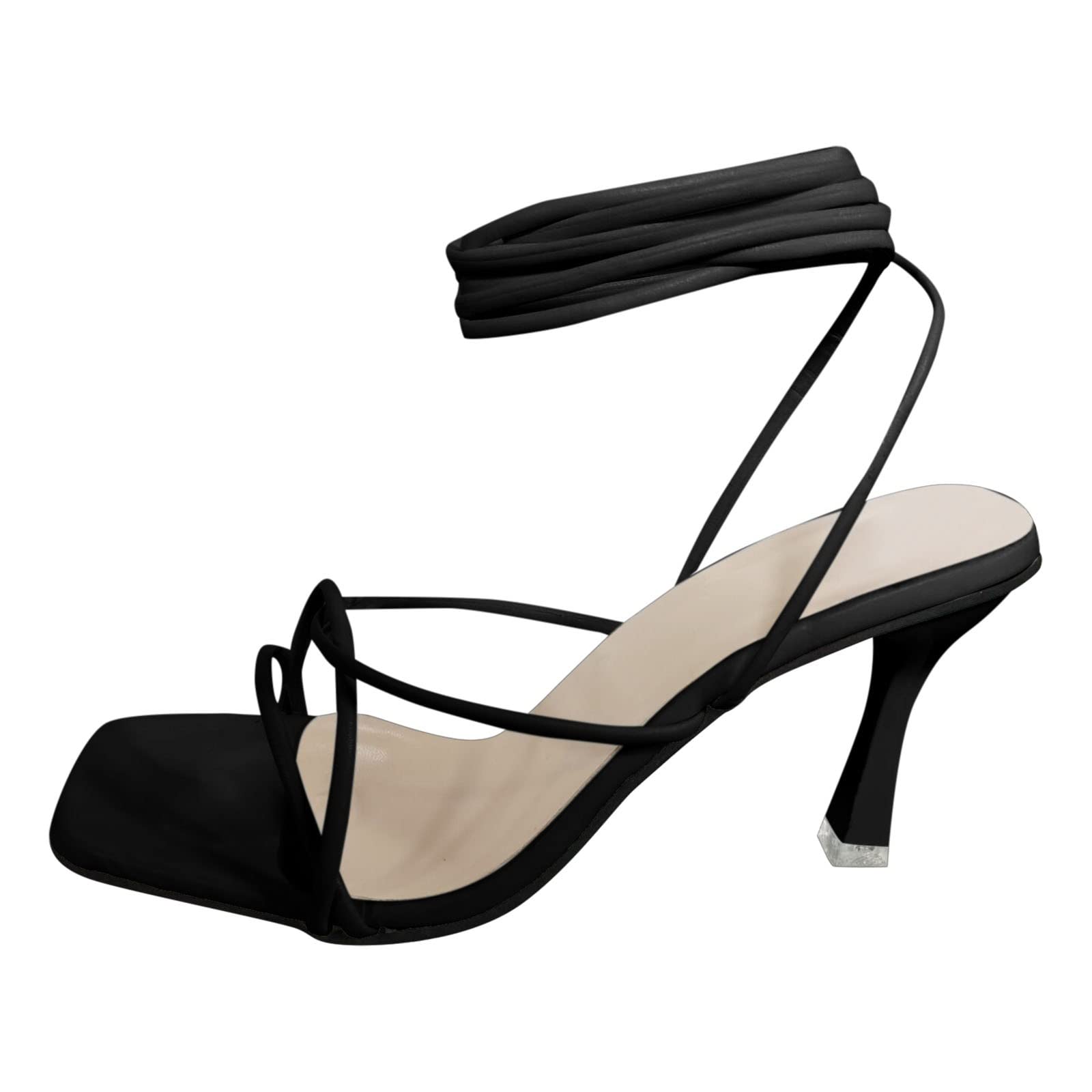 Sexy Women's Open Toe Pumps - Medium Heel Slingback Dress Shoes for Women | Breathable & Comfortable Ballet Heels for Party, Wedding & Office Wear