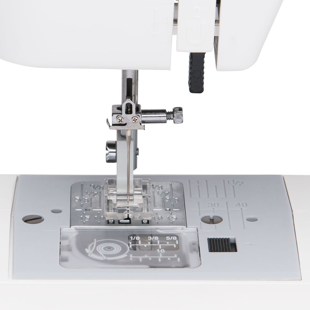 Janome MOD-15 Easy-to-Use Sewing Machine with 15 Built-in Stitches, Adjustable Stitch Length & 5-Piece Feed Dogs - Perfect for Beginners, Quilting, Dressmaking & Home DIY Projects