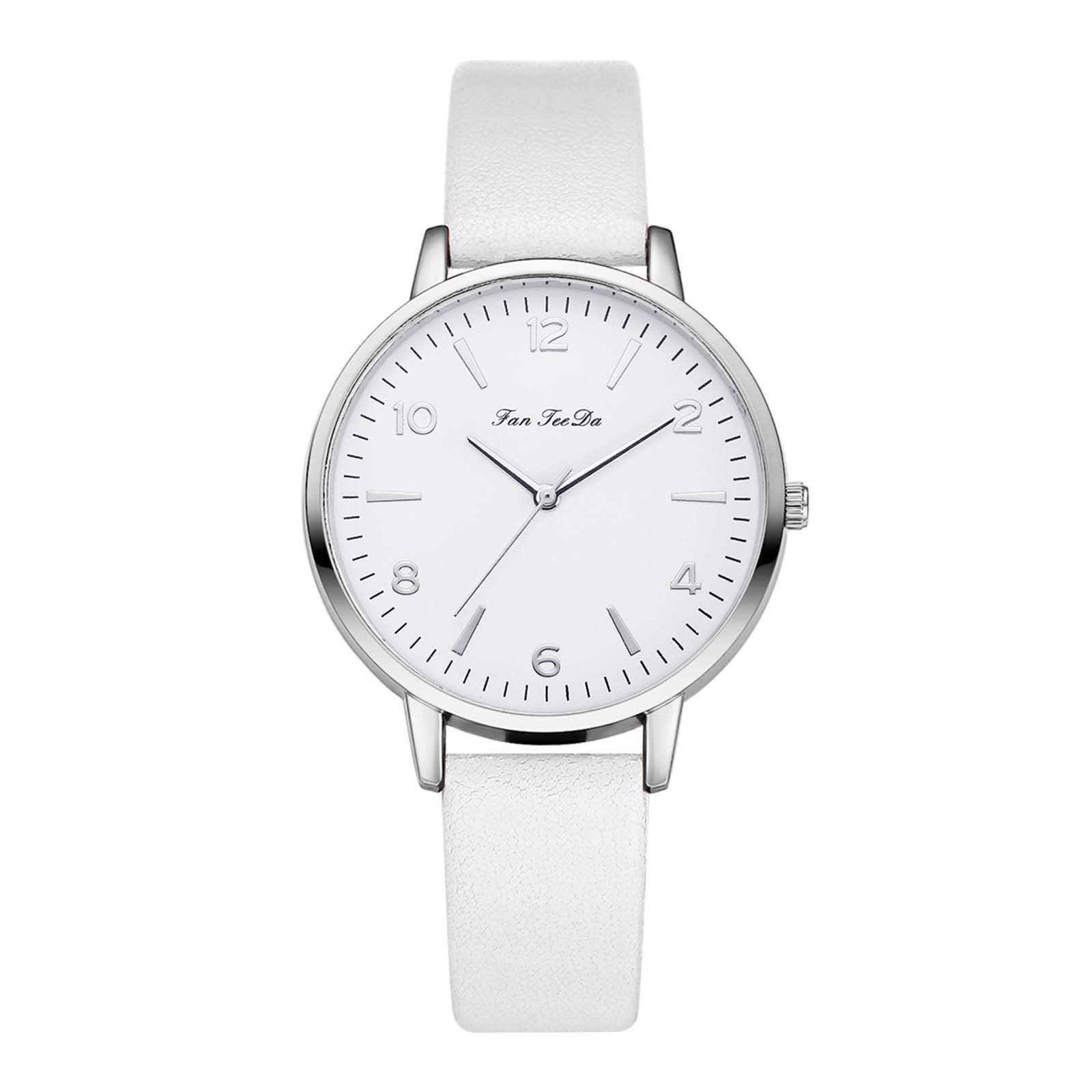 Elegant Women's Quartz Watch - Minimalist Leather Strap Fashion Watch for Women, Perfect Gift for Her | Ideal for Office, Casual Wear & Special Occasions