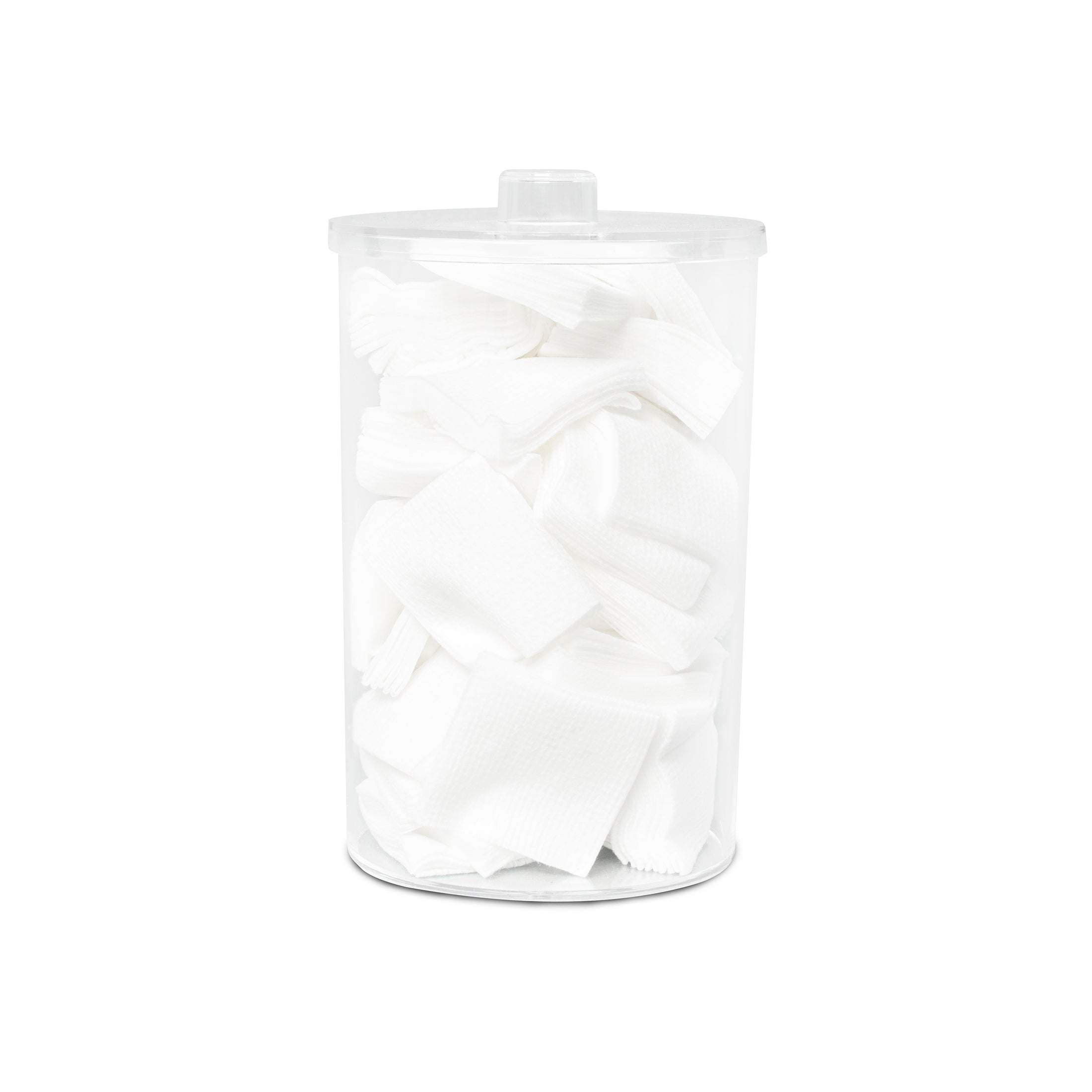 Clear Acrylic Apothecary Jar with Airtight Lid - 16oz Glass-Like Storage Container for Bathroom, Kitchen & Pantry Organization - Perfect for Cotton Balls, Q-Tips, Spices & Candy Display
