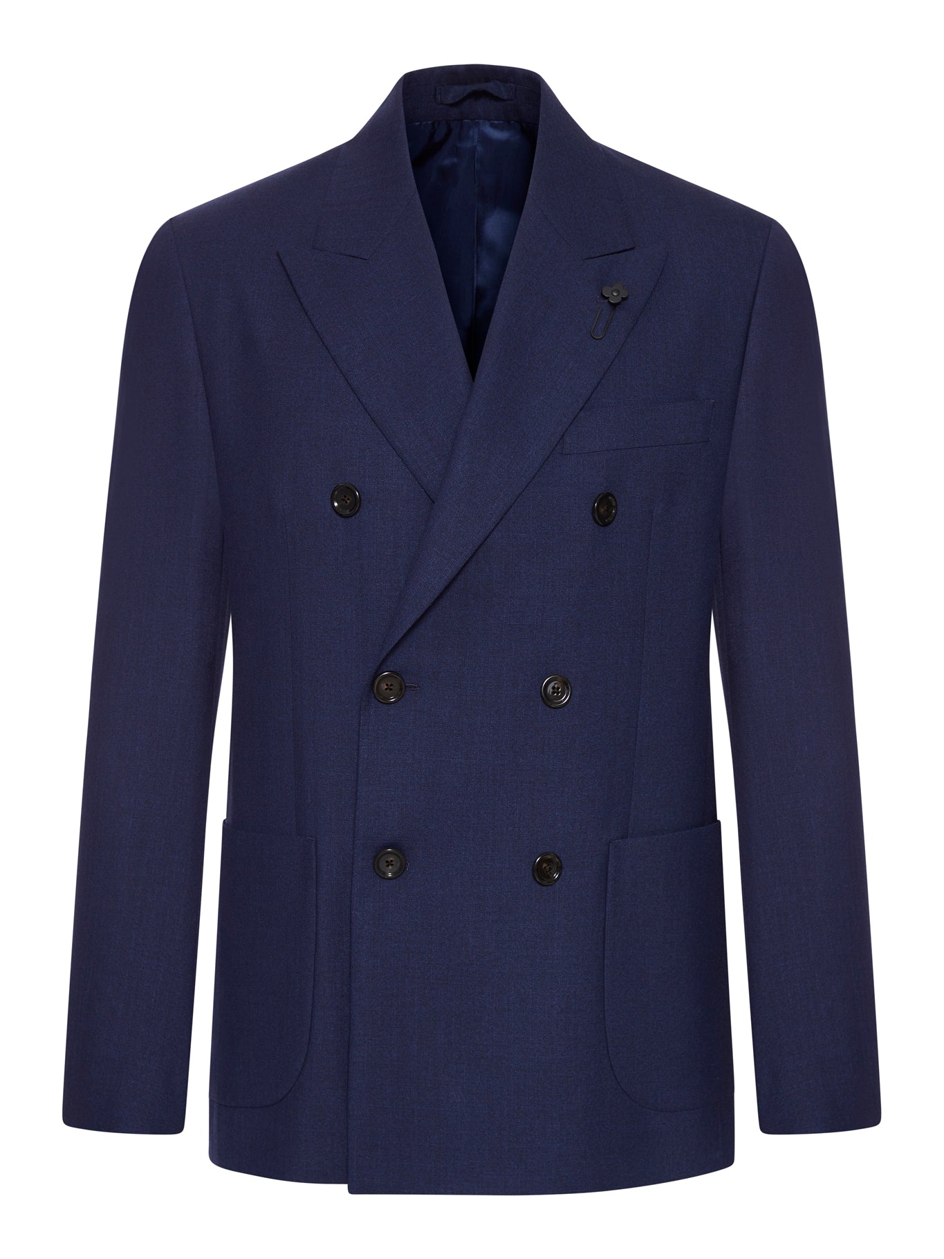 Double Breasted Wool Blazer for Women - Classic Tailored Jacket for Office, Business & Formal Events