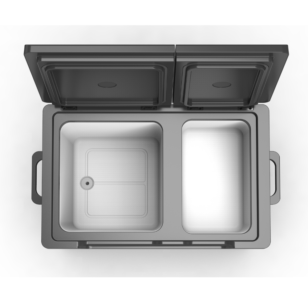 Alpicool CHS55 12V/24V Portable Car Refrigerator Freezer - Dual Zone Cooling for Camping, Road Trips & Outdoor Adventures
