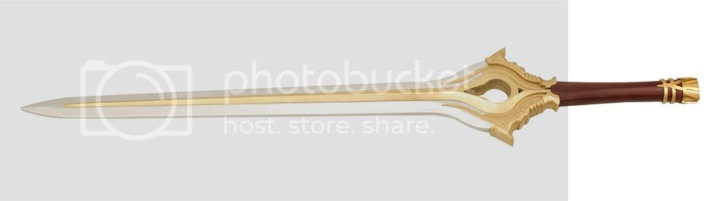 Fire Emblem Awakening Cosplay Sword - Marth & Chrom Replica Falchion Prop Weapon for Anime Conventions & Costume Parties