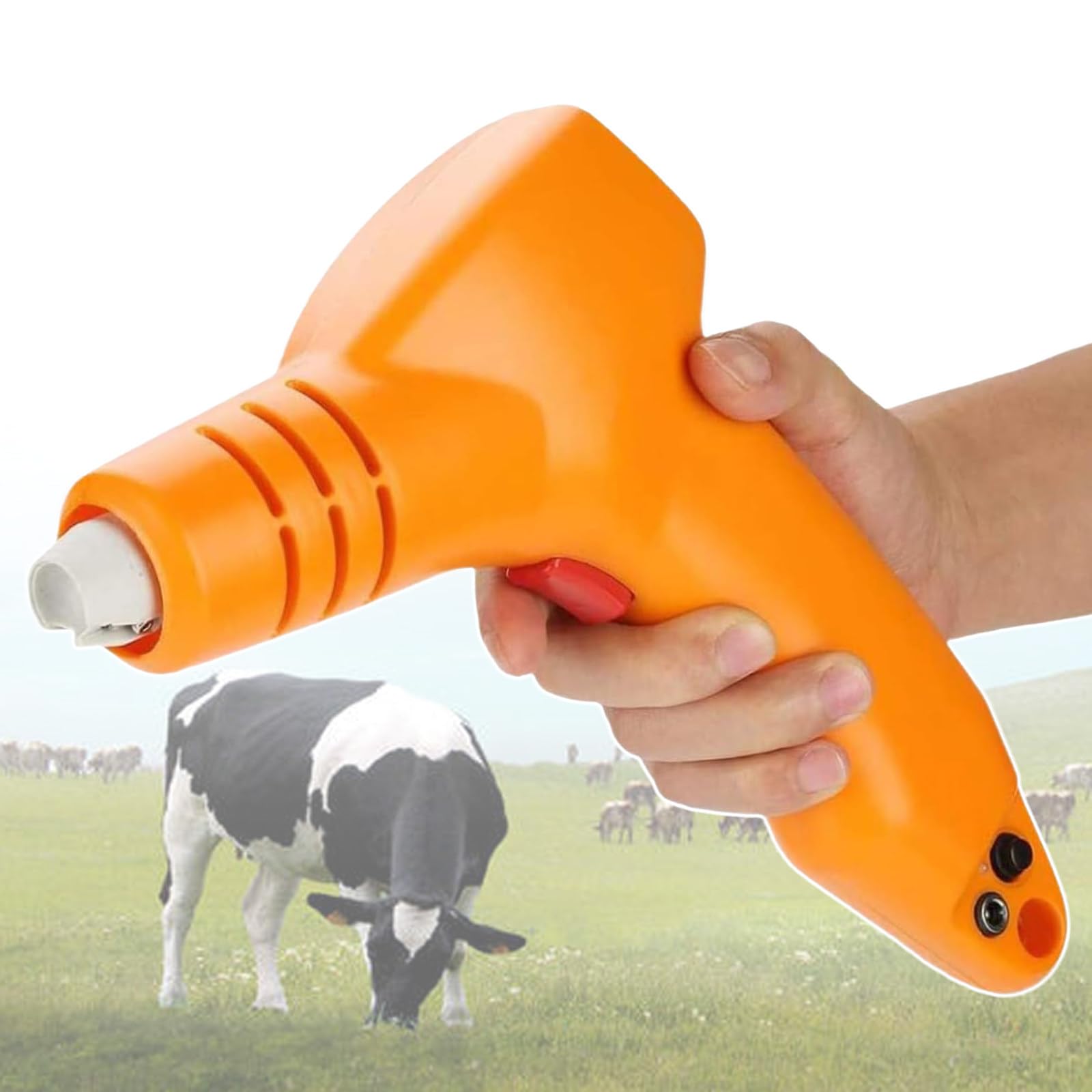 Electric Dehorner for Cattle & Goats - Fast Heating Farm Dehorning Tool with 250+ Uses - Perfect for Calf, Goat & Livestock Care on Dairy Farms & Ranches