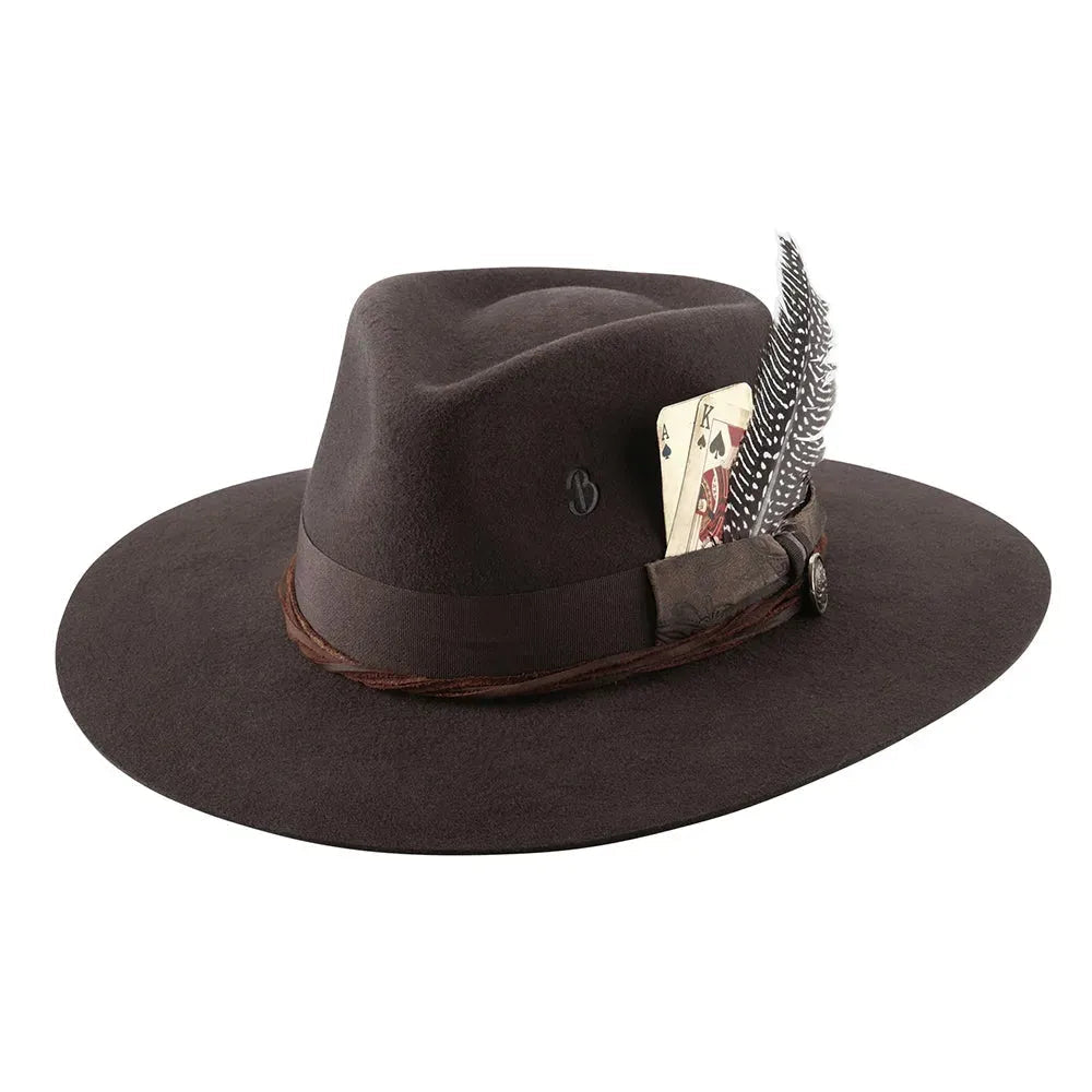 Premium Bullhide Unconditional Wool Felt Cowboy Hat for Men & Women - Western Style, Durable & Comfortable - Perfect for Rodeo, Ranch Work, and Outdoor Adventures