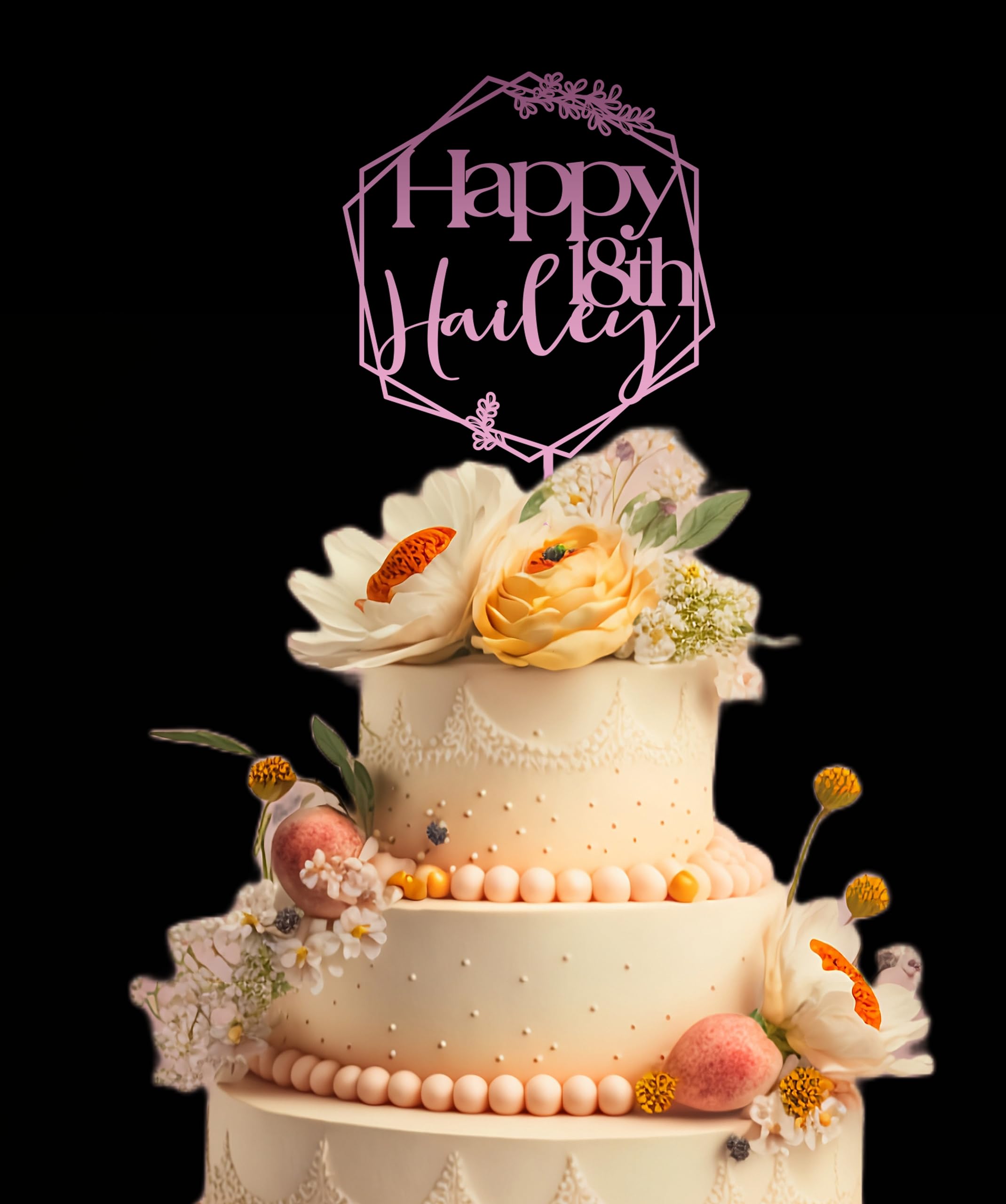 Custom Wedding Cake Toppers - Personalized Mr & Mrs Cake Topper with Elegant Script - Perfect for Wedding Cakes, Anniversary Celebrations & Bridal Showers