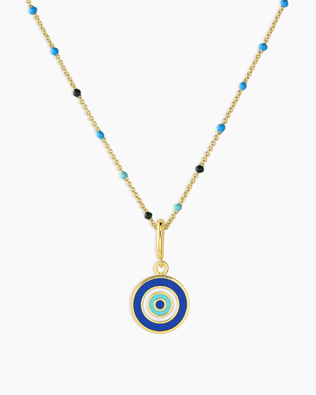 Evil Eye Capri Necklace for Women - Protection & Style - Perfect for Beach, Vacation & Everyday Wear
