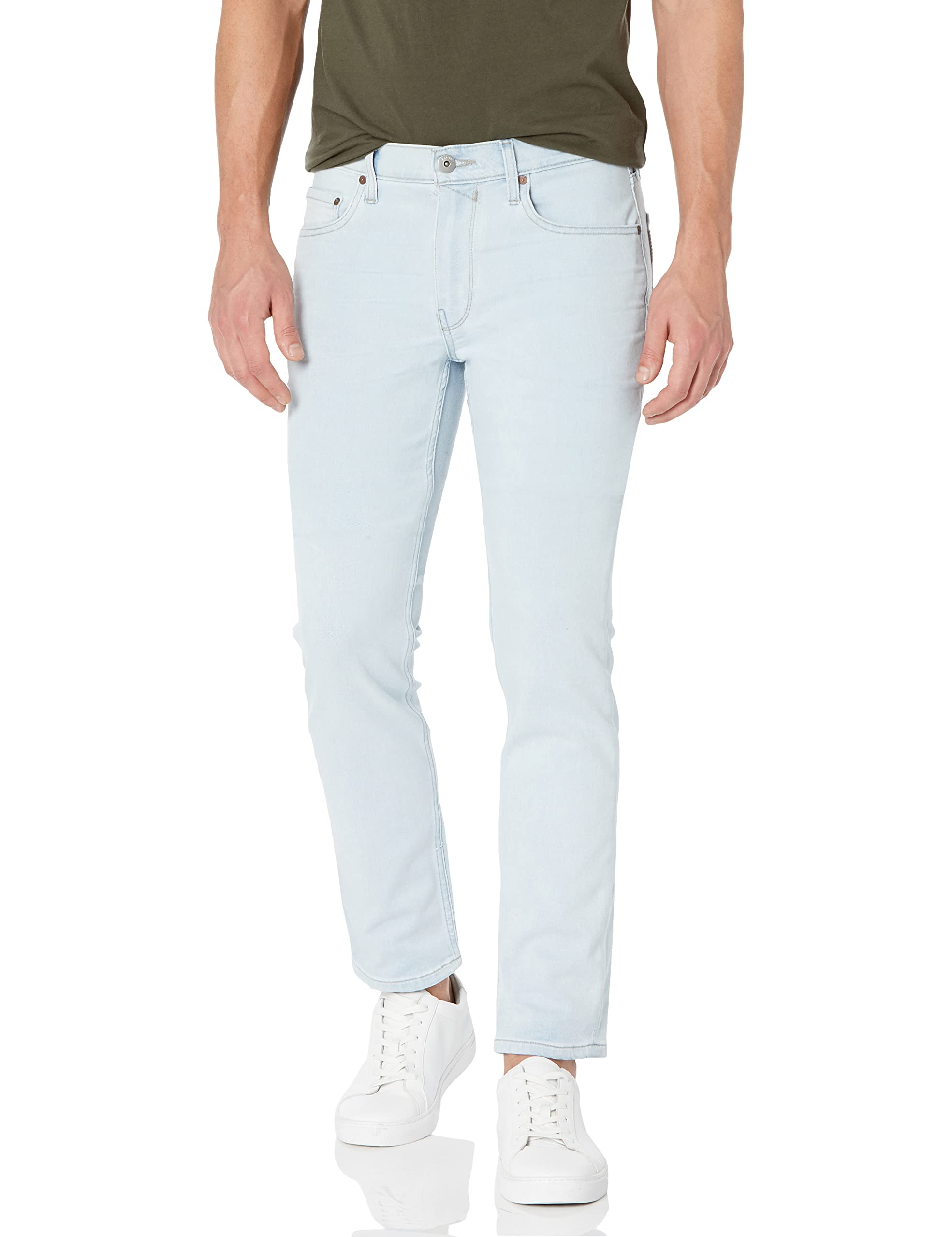 PAIGE Men's Lennox Julius Jeans - Slim Fit Stretch Denim Pants for Casual Wear | Office, Dating & Night Out Outfits
