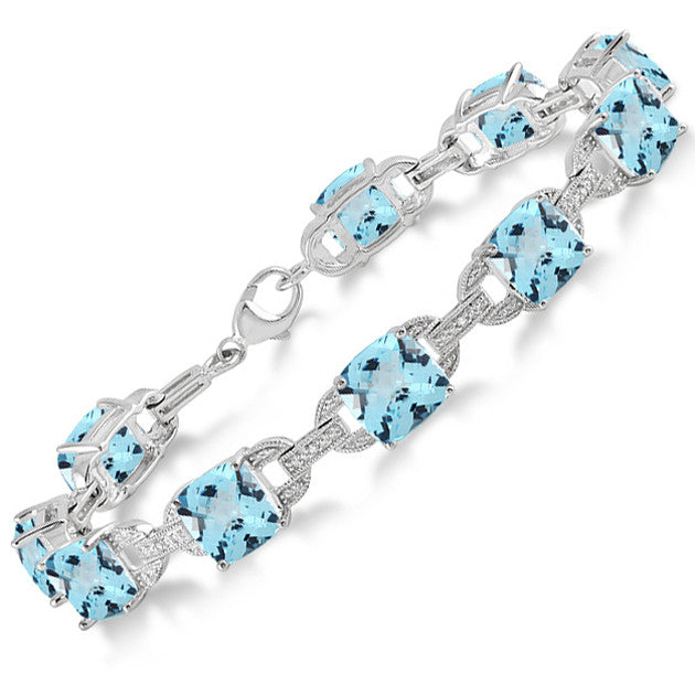 Exquisite Colorful Gemstone & Diamond Bracelet for Women - Elegant Fashion Jewelry Gift for Birthday, Anniversary & Special Occasions