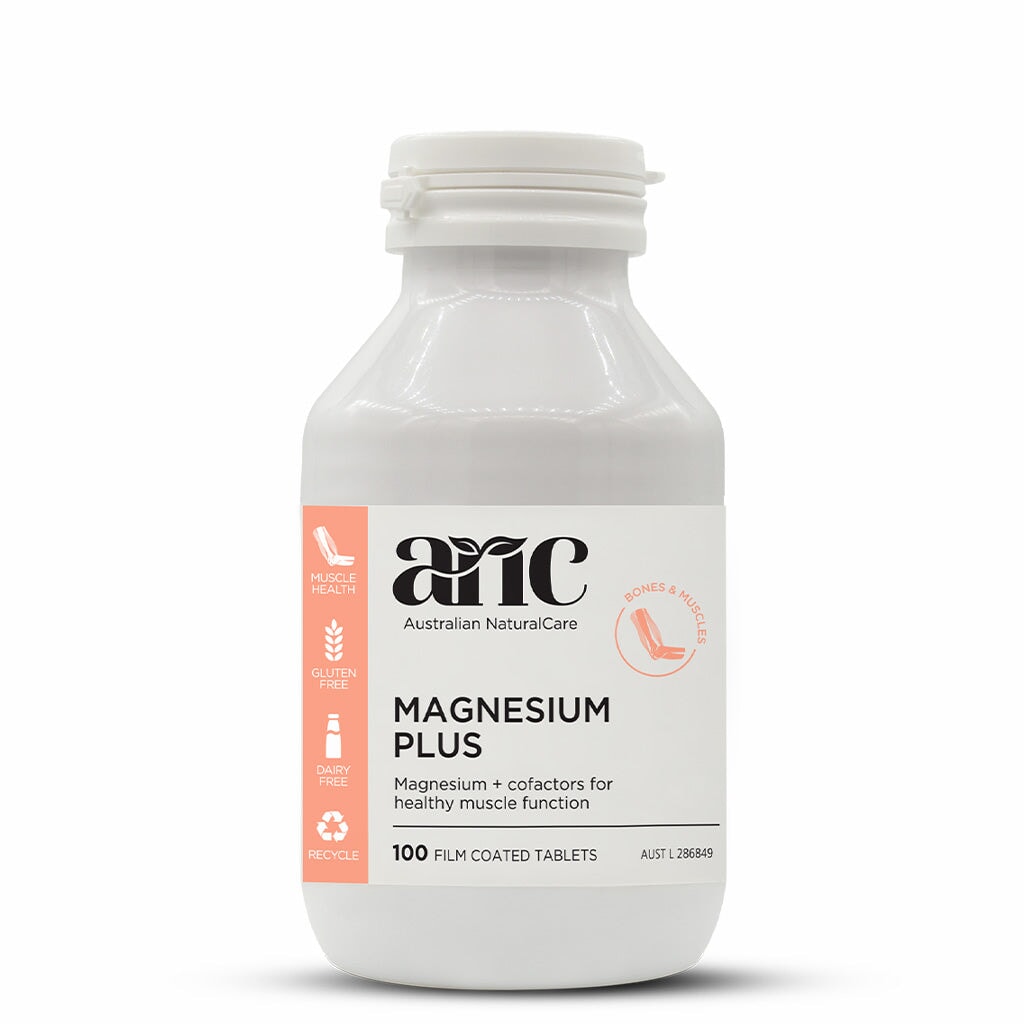Australian Natural Care Magnesium Plus Supplement - Supports Muscle Relaxation, Sleep & Stress Relief - Ideal for Athletes, Fitness Enthusiasts & Busy Professionals