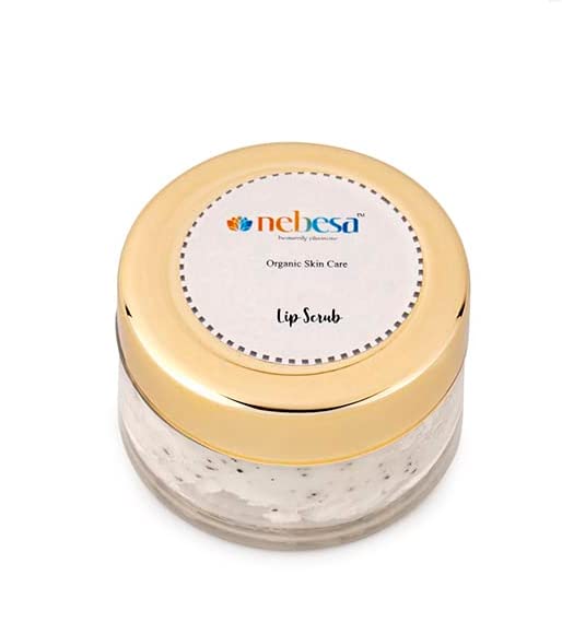 Nebesa Organics Avocado Lip Scrub - 8g Natural Exfoliator for Soft, Smooth Lips | Perfect for Dry, Chapped Lips Care Routine