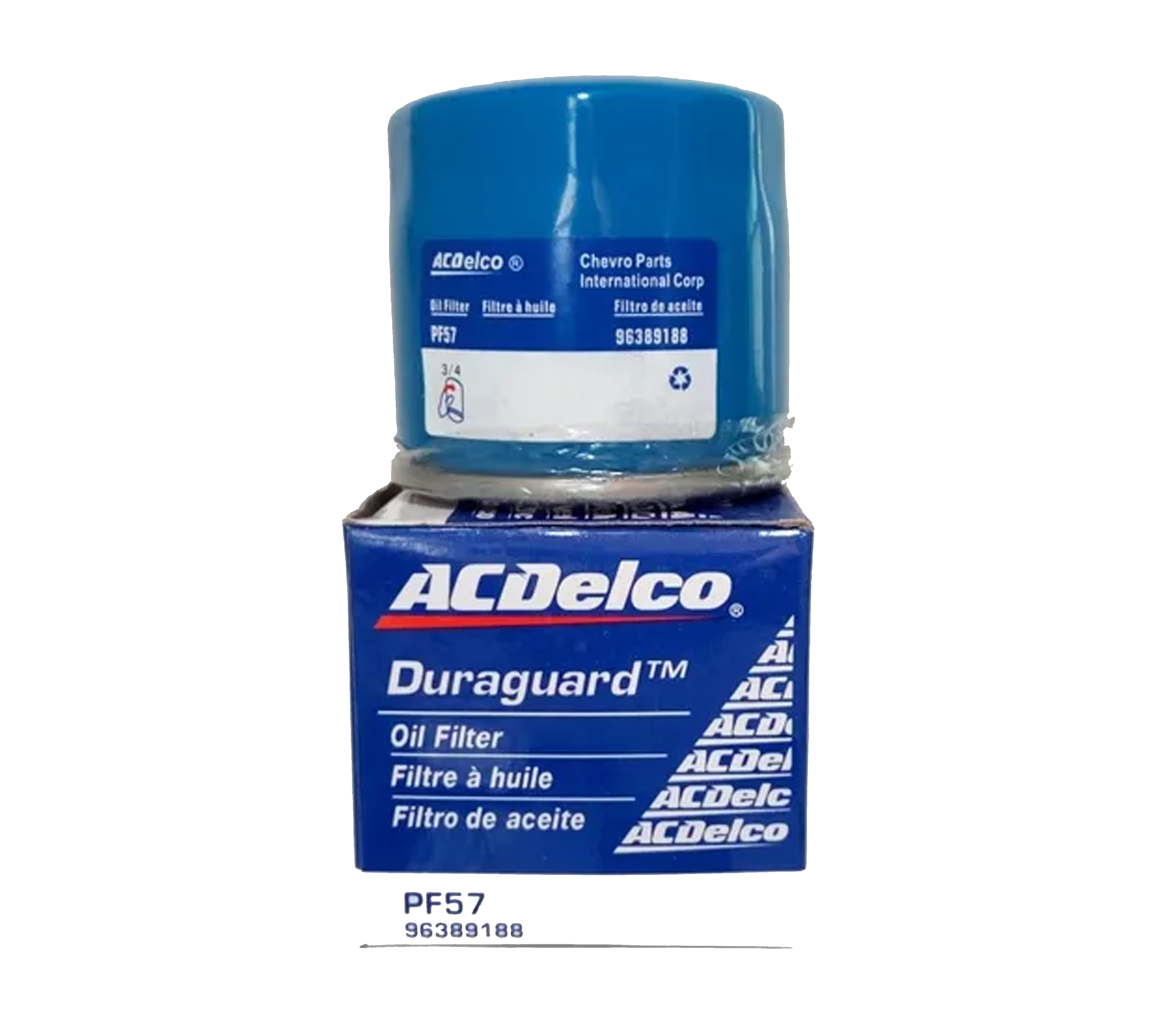 ACDelco PF57/96389188 Oil Filter - High Performance Replacement for GM Vehicles | Ideal for Daily Commuting & Highway Driving