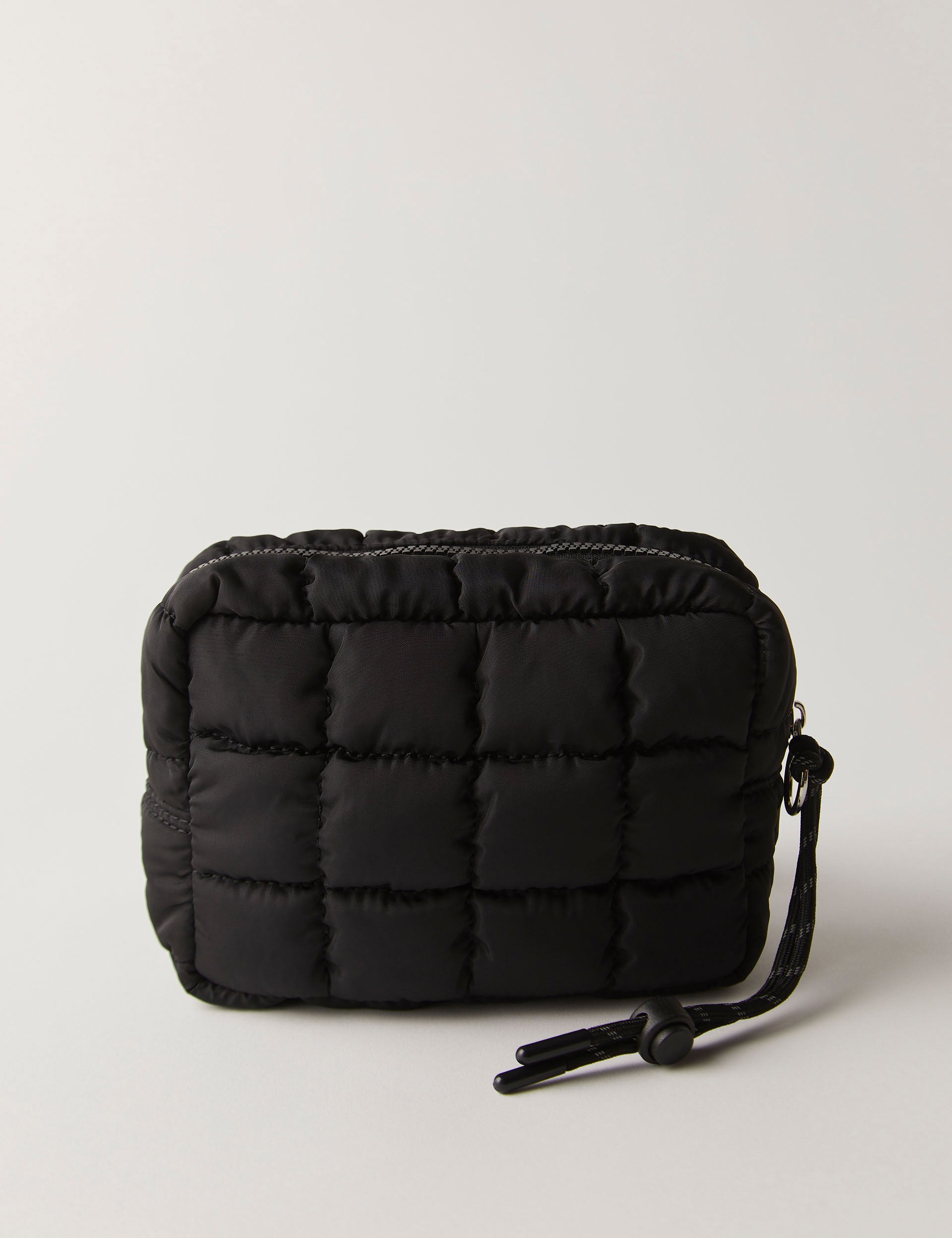 Quilted Mini Crossbody Phone Case - Black | Slim & Stylish for iPhone & Samsung | Perfect for Travel, Shopping & Everyday Use