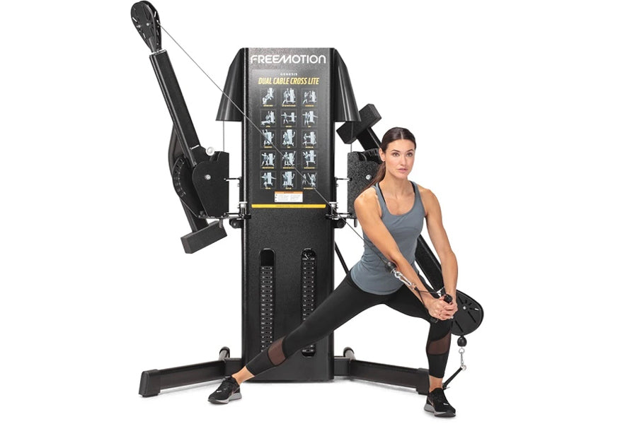 Freemotion G424 Dual Cable Cross Lite - Home Gym Strength Training Equipment for Full Body Workouts | Perfect for Home Fitness & Muscle Toning