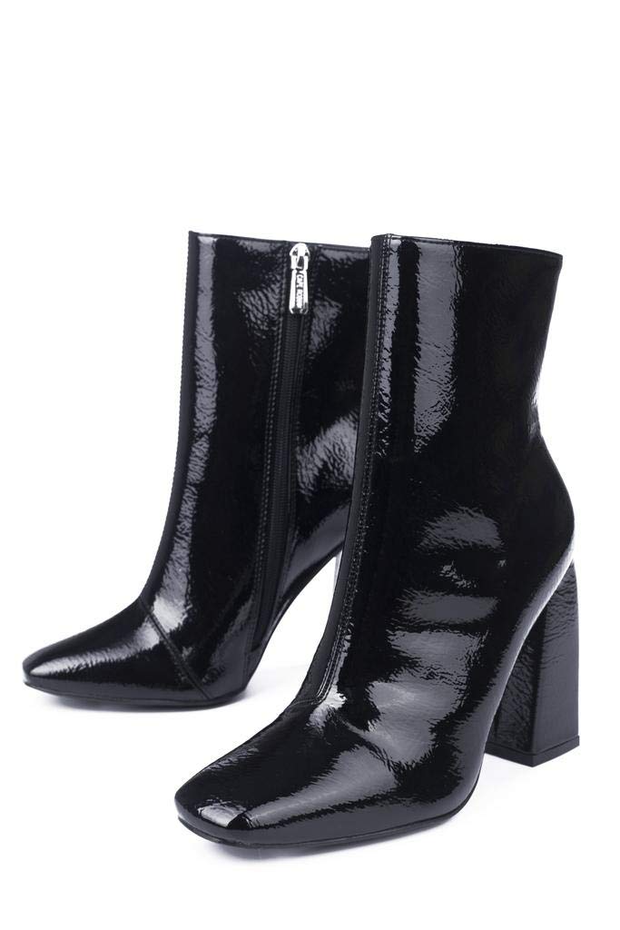 Cape Robbin Women's Mixed Media Pointy Toe Cowboy Boots with Flame Pattern - Stylish Western Boots for Casual Outfits, Parties & Country Music Events