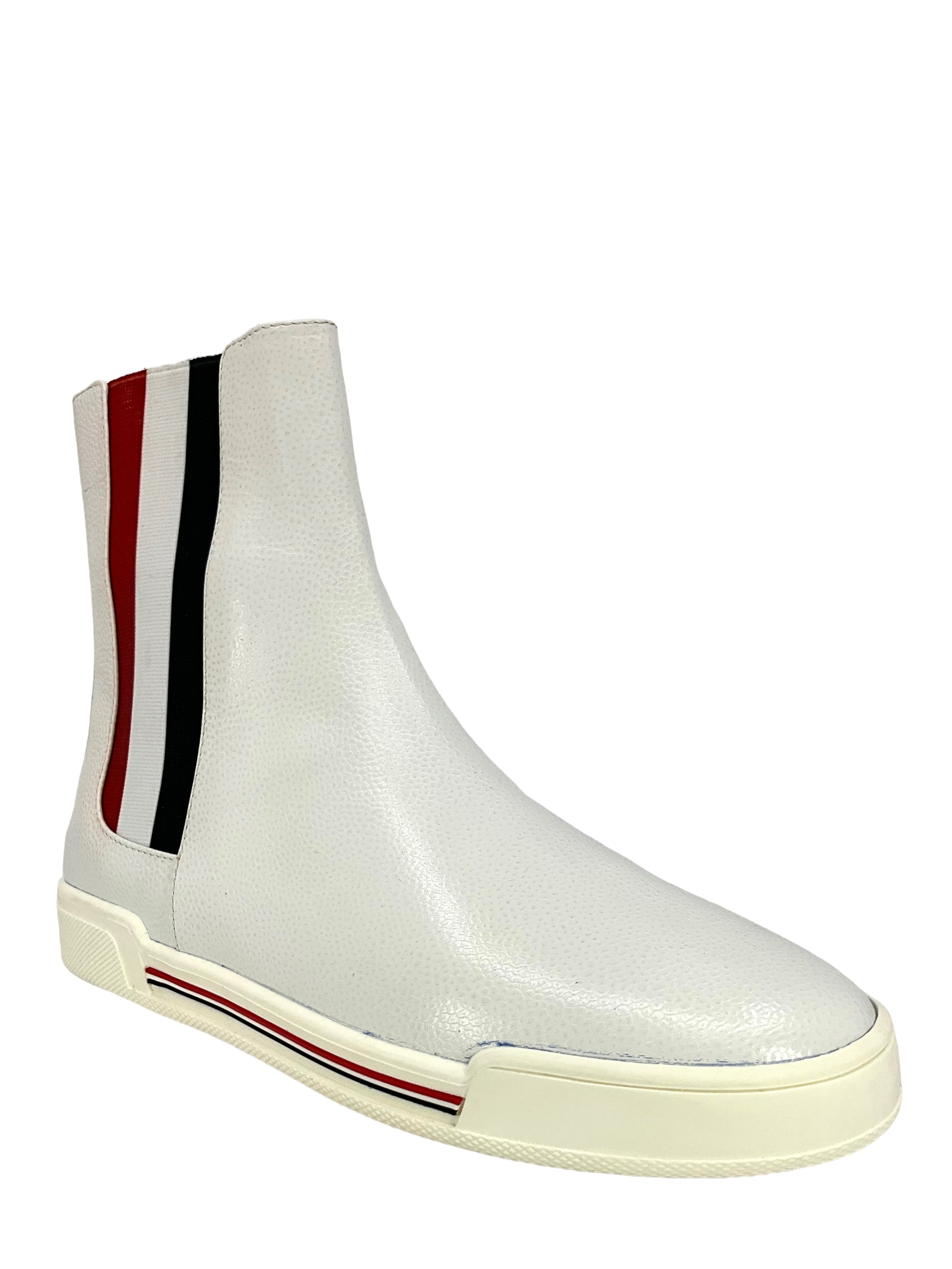 Thom Browne Tricolor Stripe Chelsea Sneakers - Men's Size 7 US | Fashionable Casual Shoes for Work, Travel & Everyday Wear
