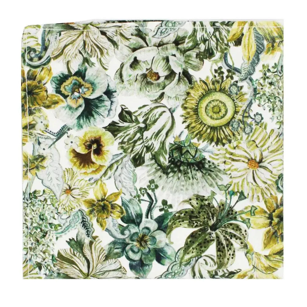 L.A. Smith Wonder Sage Hank - Premium Liberty Fabric Handkerchief for Men & Women - Perfect for Weddings, Gifts, and Everyday Elegance