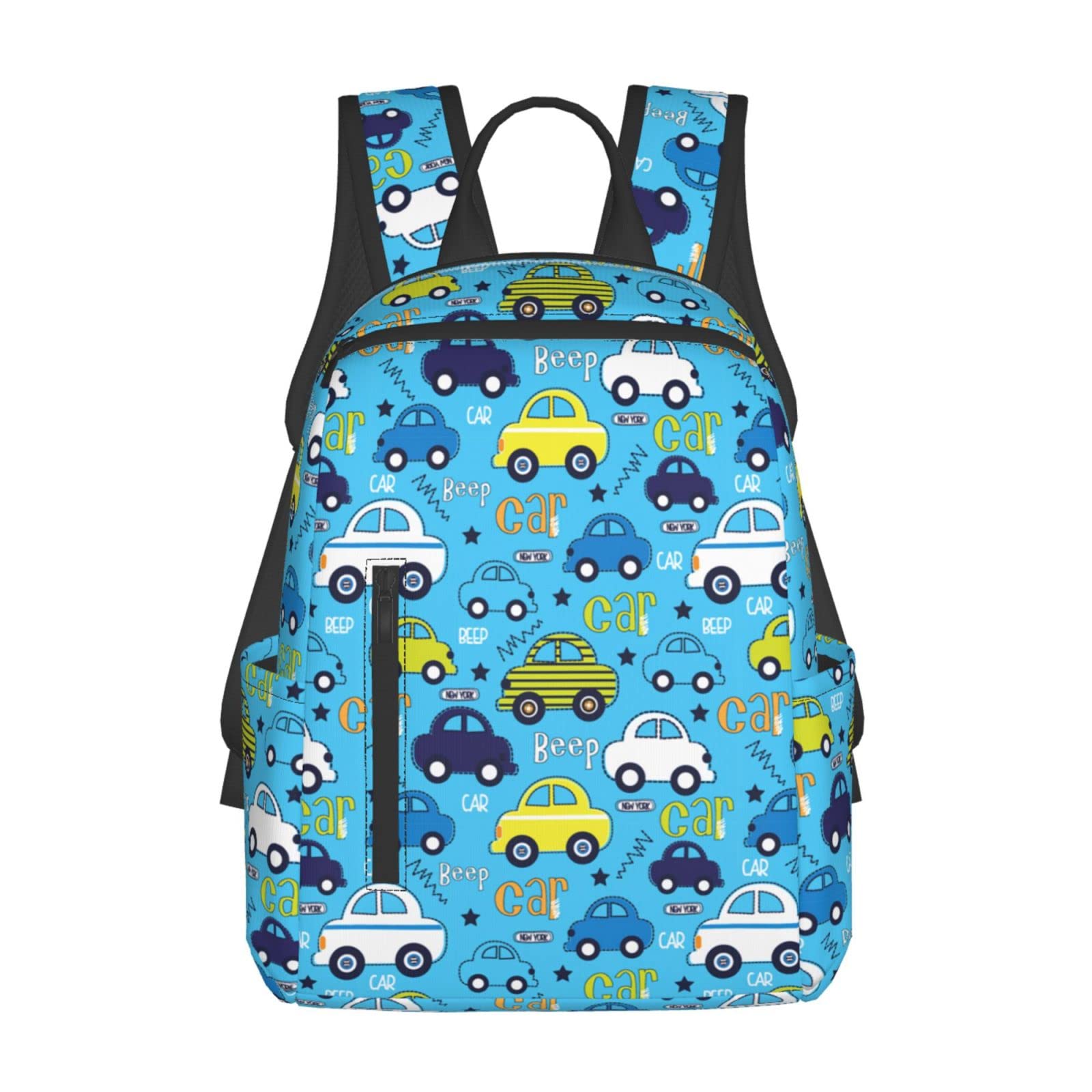 YARZVJM Car Pattern Backpack - Laptop Travel Daypack for Men & Women, Work & School