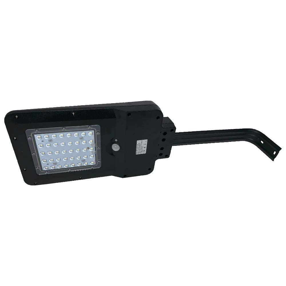15W Solar Powered LED Street Light (Pro Series) - Outdoor Waterproof Security Lighting for Driveway, Garden, Pathway & Backyard