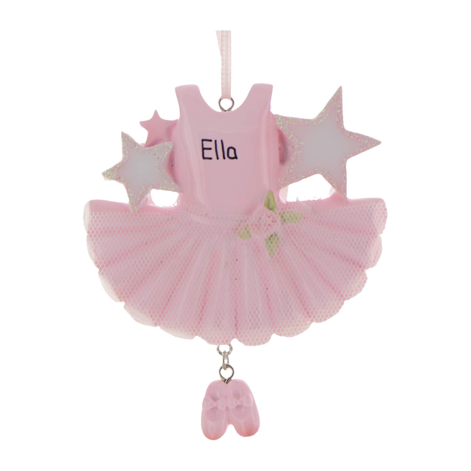 Personalized Dance Teacher Christmas Ornament 2024 - Ballet Dancer Gift for Girls, Custom Name Engraved Holiday Decor - Perfect for Ballet Studio, Christmas Tree & Dance Recital Gifts