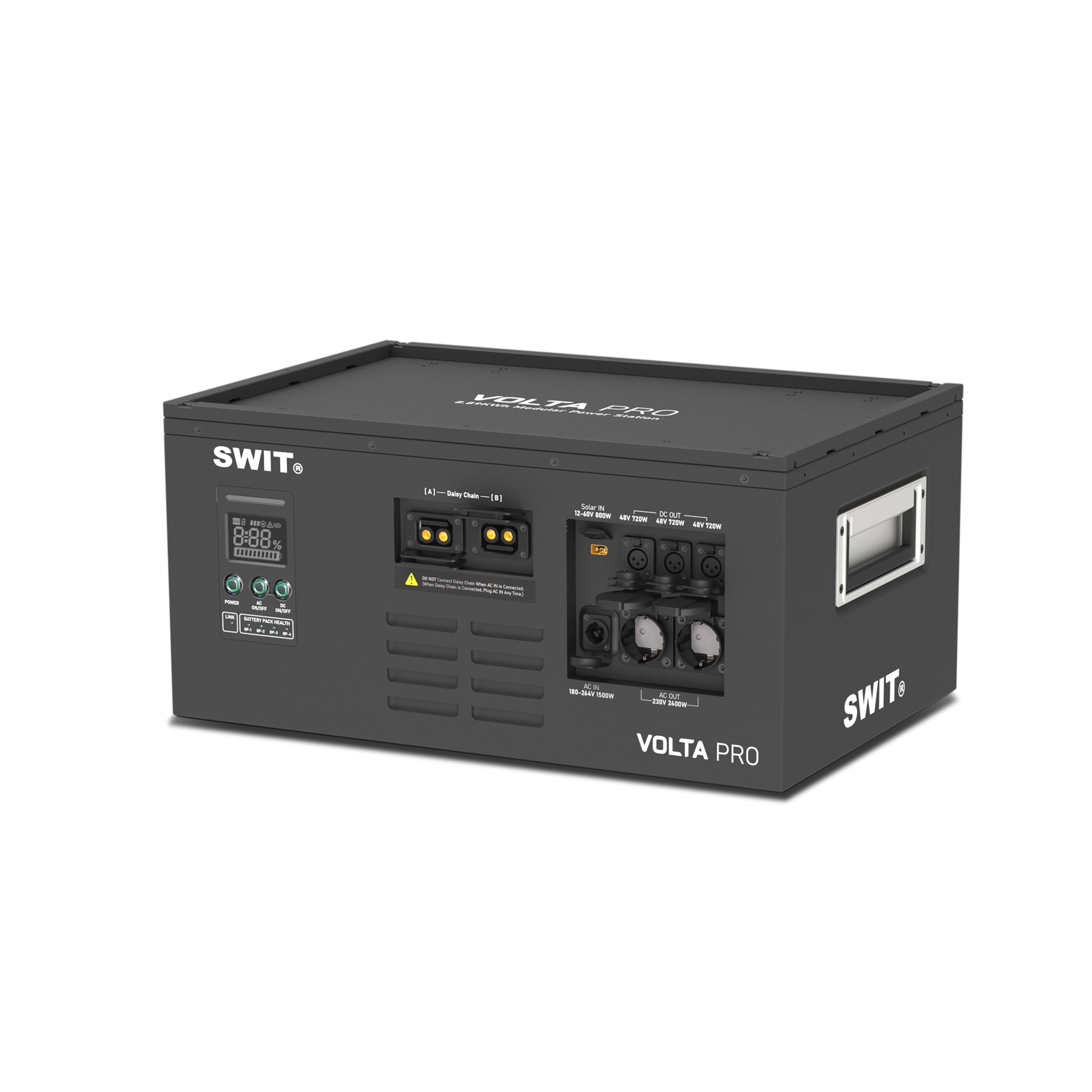 VOLTA PRO 9000Wh Portable Power Station with 4 Expandable Battery Packs - Solar Generator for Home Backup, RV Camping & Outdoor Adventures (Special Order)