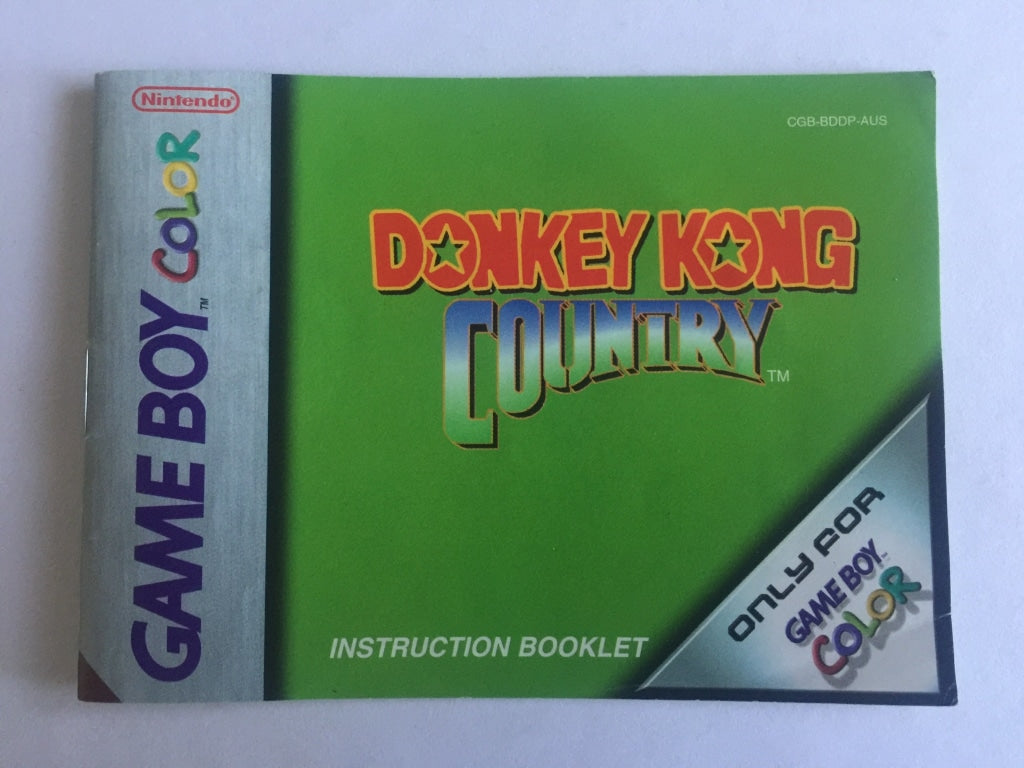 Donkey Kong Country Game Manual - Official Nintendo Guide, Walkthrough & Tips - Perfect for Retro Gaming Enthusiasts & Collectors