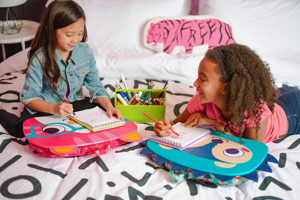 LapGear Lap Pets Unicorn Lap Desk for Kids - Portable Laptop Tray Fits 15