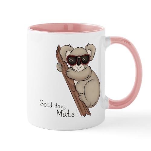 White/Pink Inside - Koala Mug